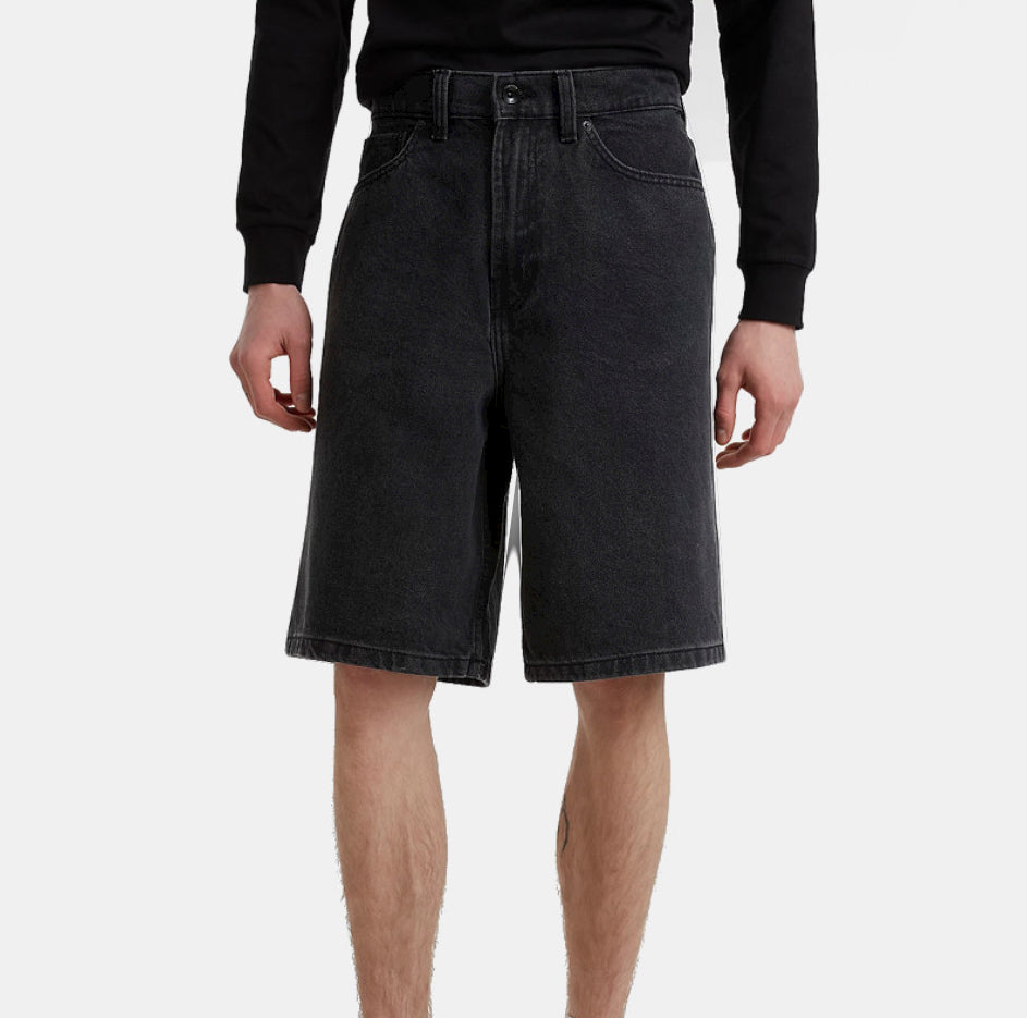 vans bermuda jeans nero