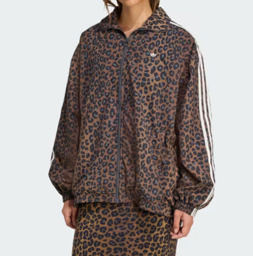 adidas jacket wmn leopardato donna