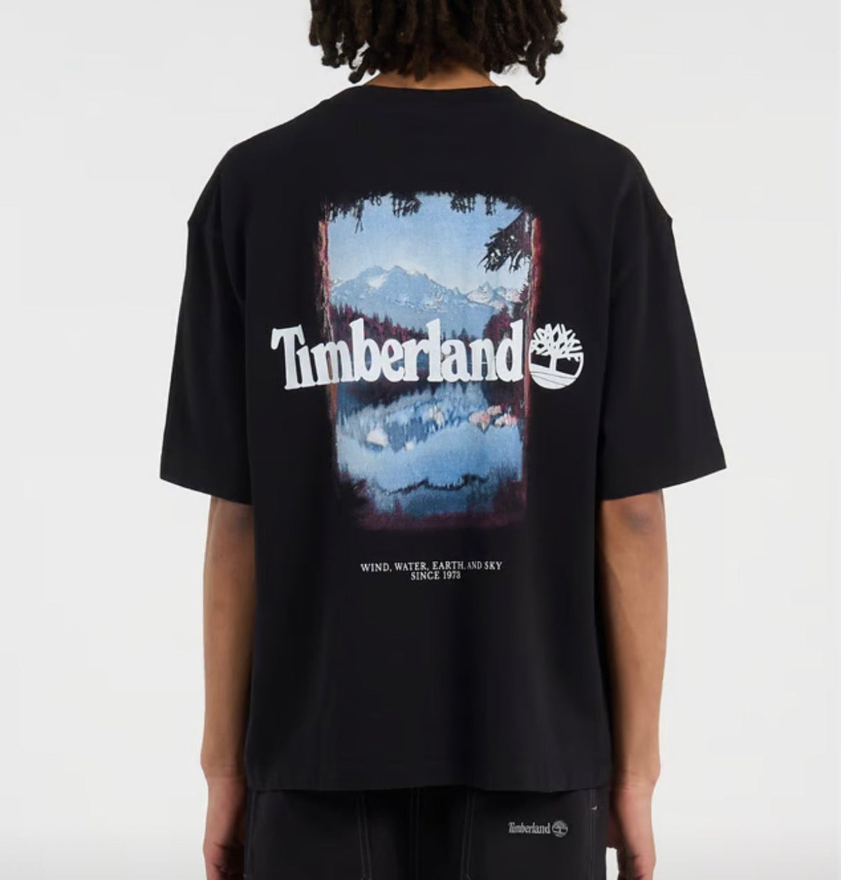 Timberland t-shirt stampa retro