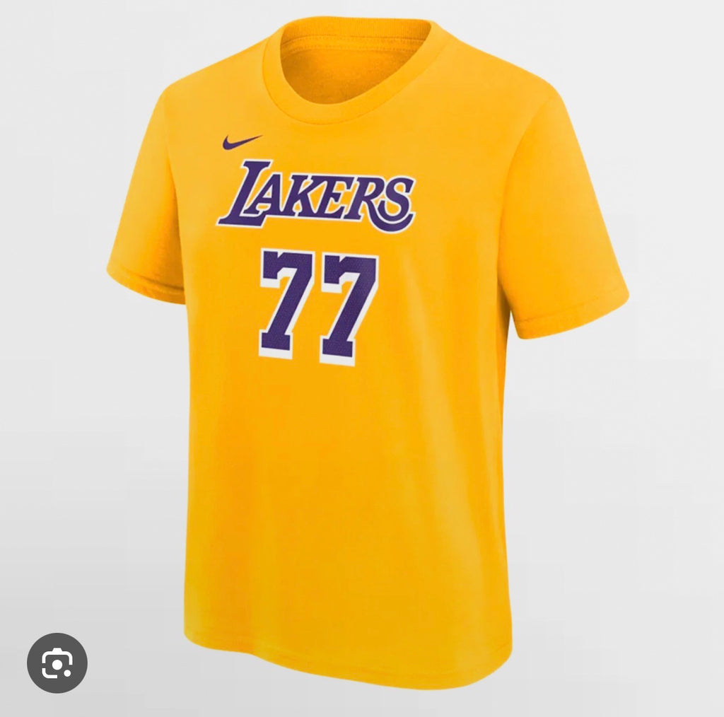 nike x lakers t-shirt doncic