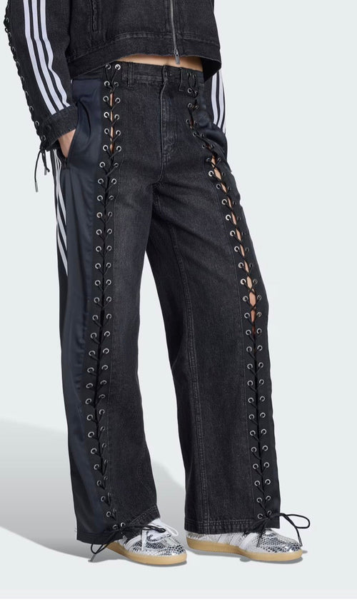 adidas jeans laccio donna