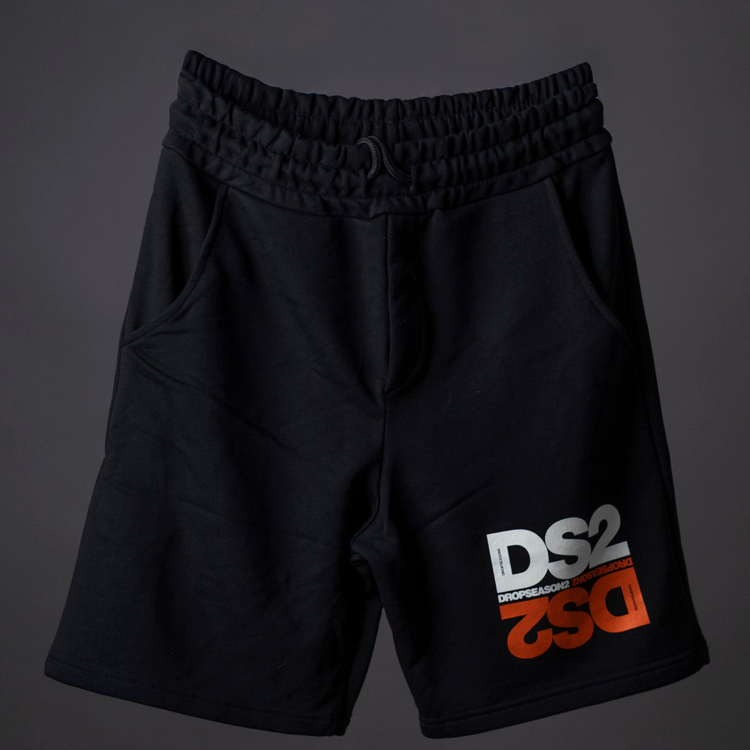 DS2 bermuda doppio logo arancio