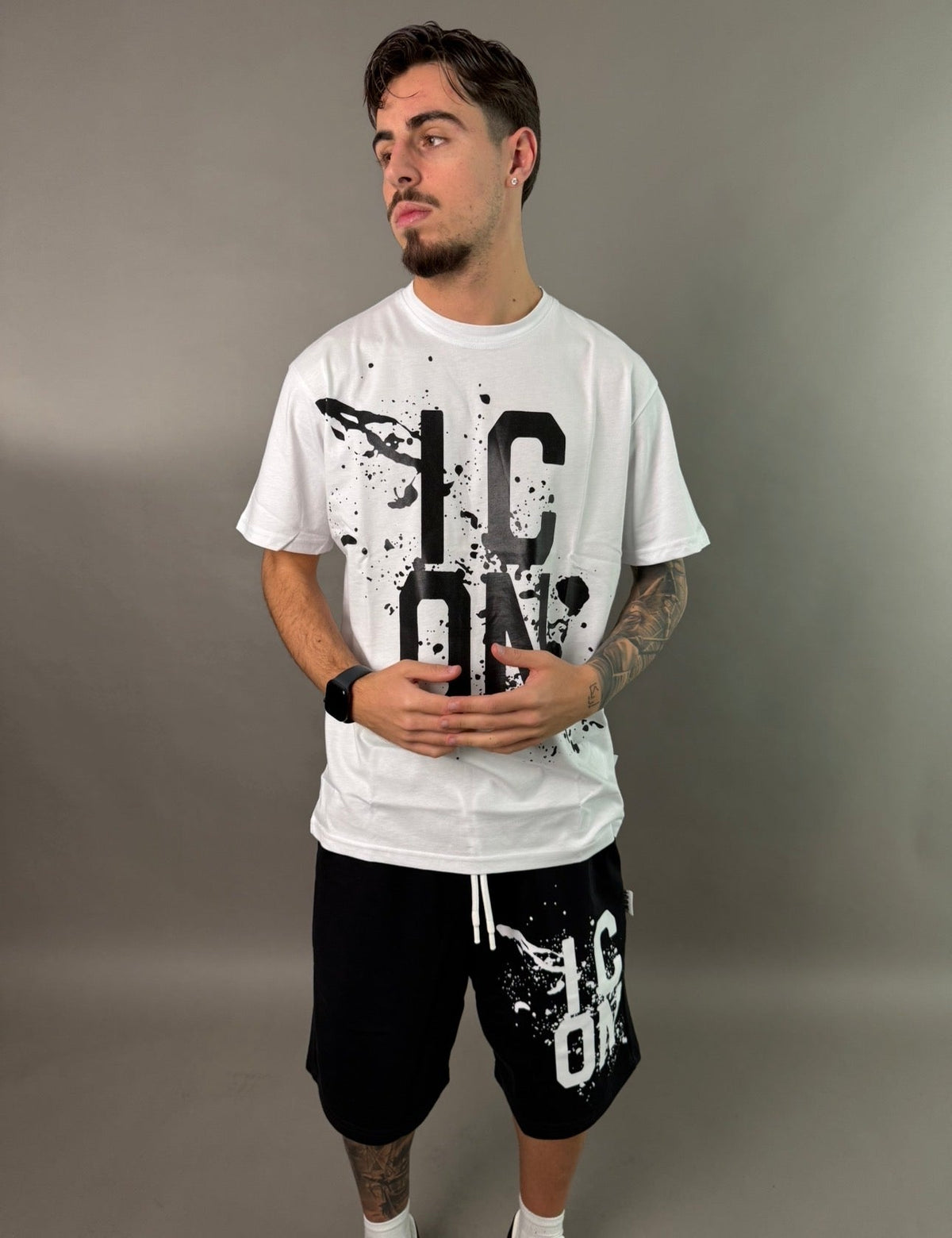 icon t-shirt logo new splash uomo
