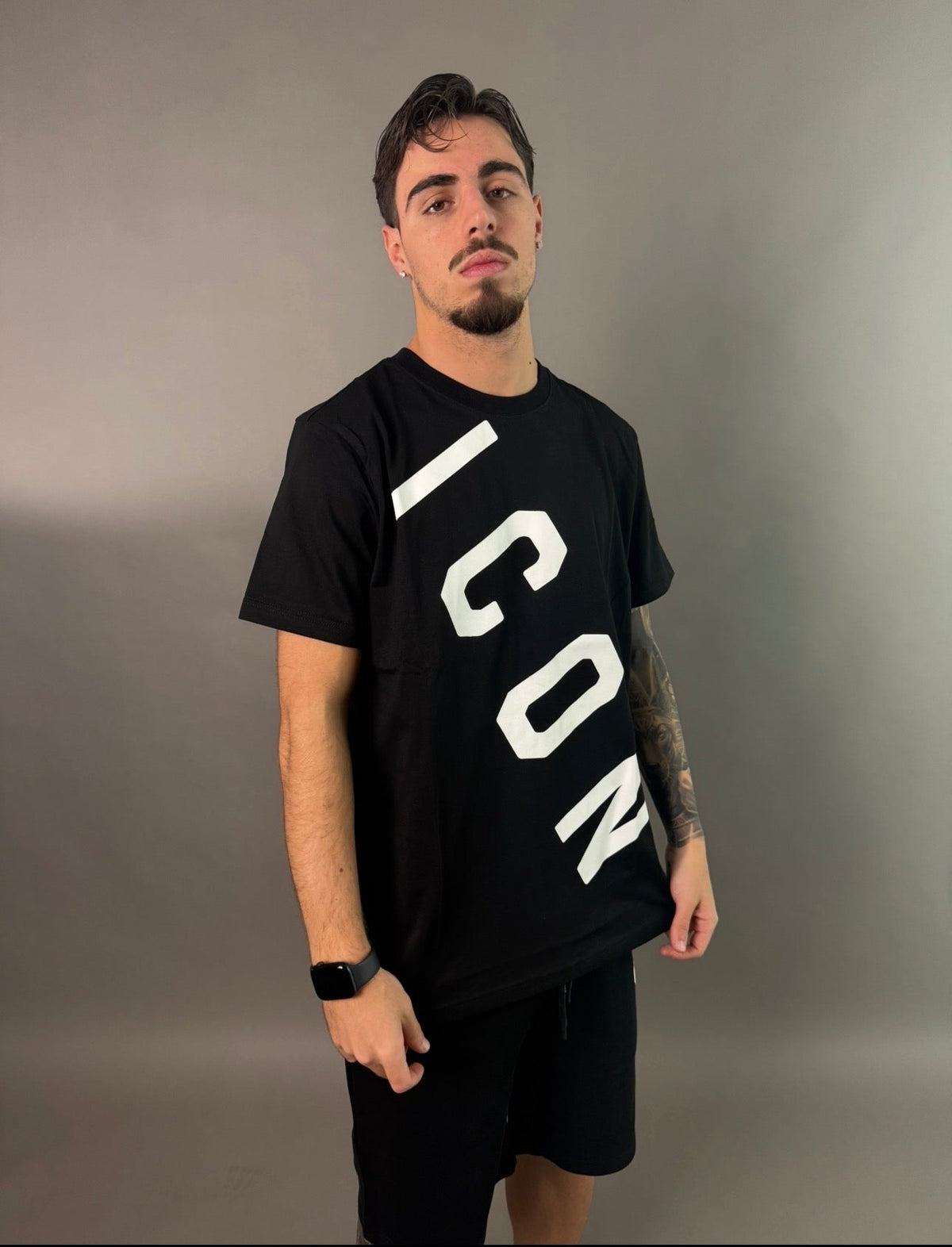 icon t-shirt basica logo traversale