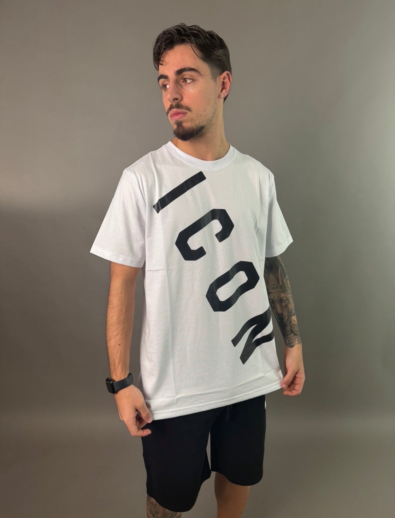 icon t-shirt basica logo traversale