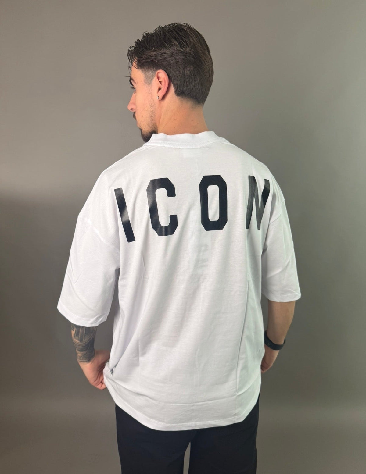 icon t-shirt mezzocollo