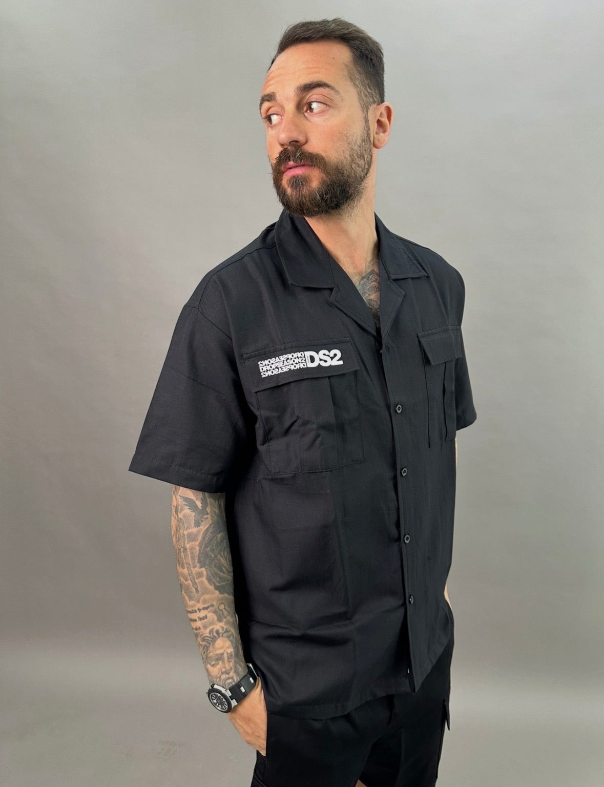 Ds2 camicia con tasconi