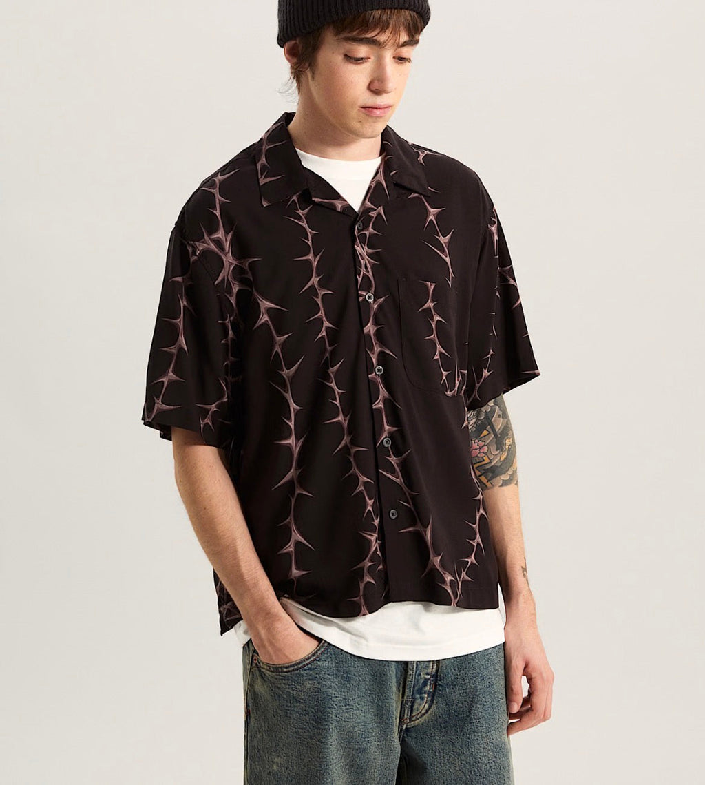 VANS VAN DOREN PRINTED CAMP CAMICIA UOMO