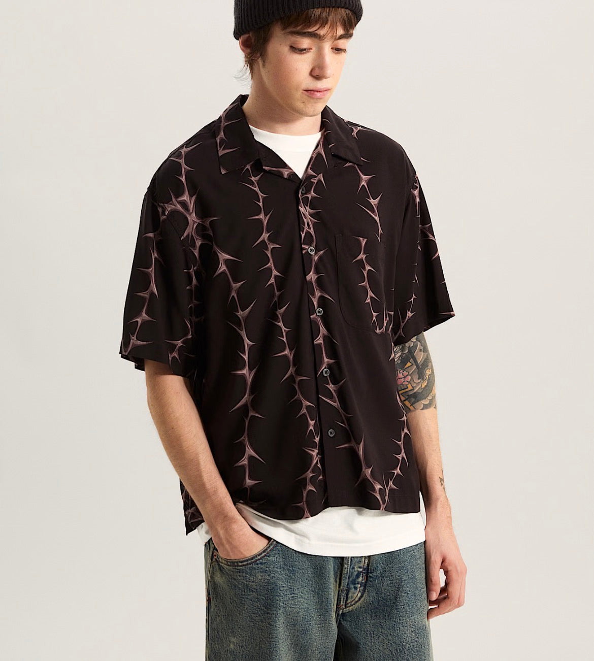VANS VAN DOREN PRINTED CAMP CAMICIA UOMO