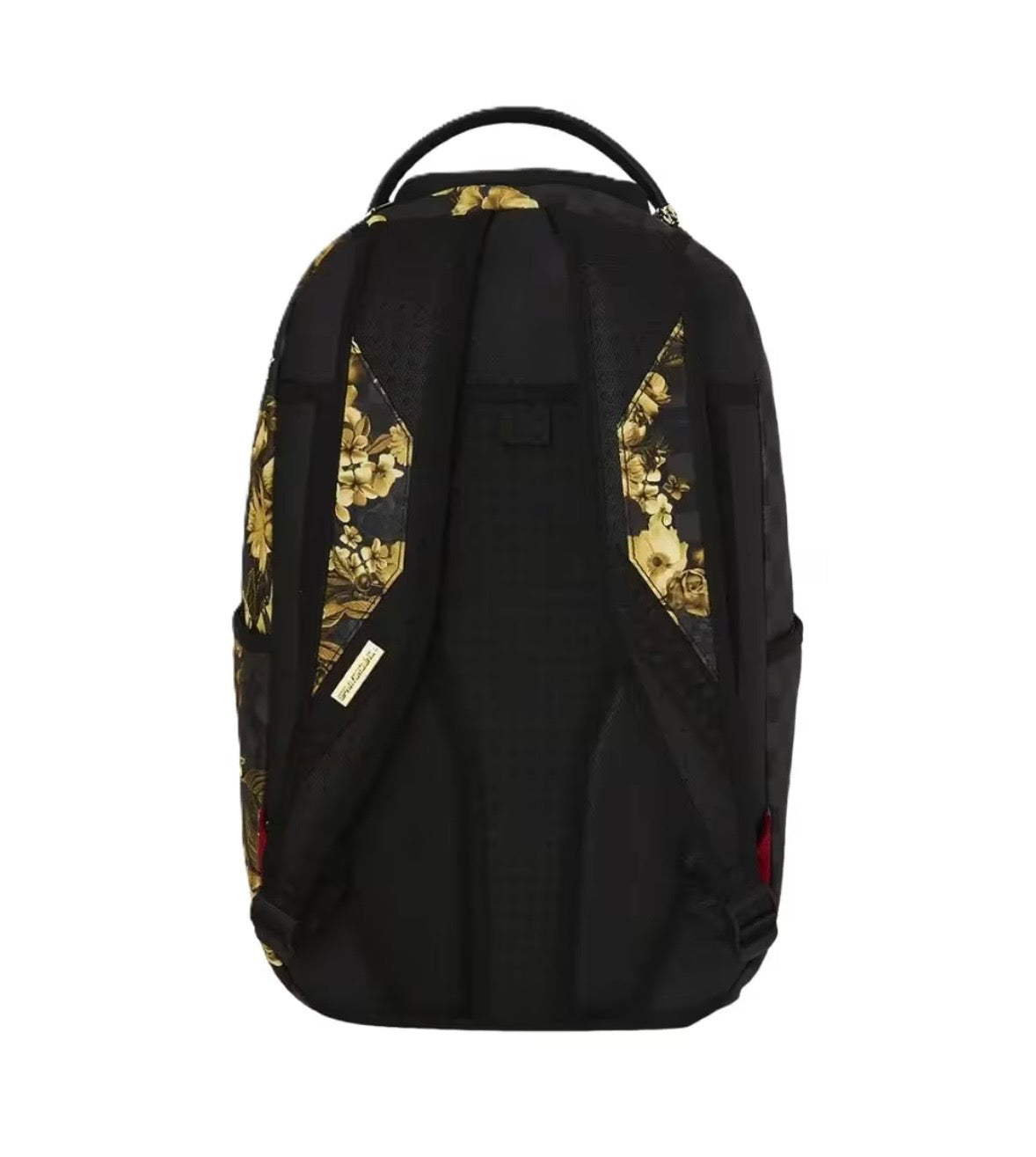 SPRAYGROUND GOLD FLORAL REMIX DLXSV BACK