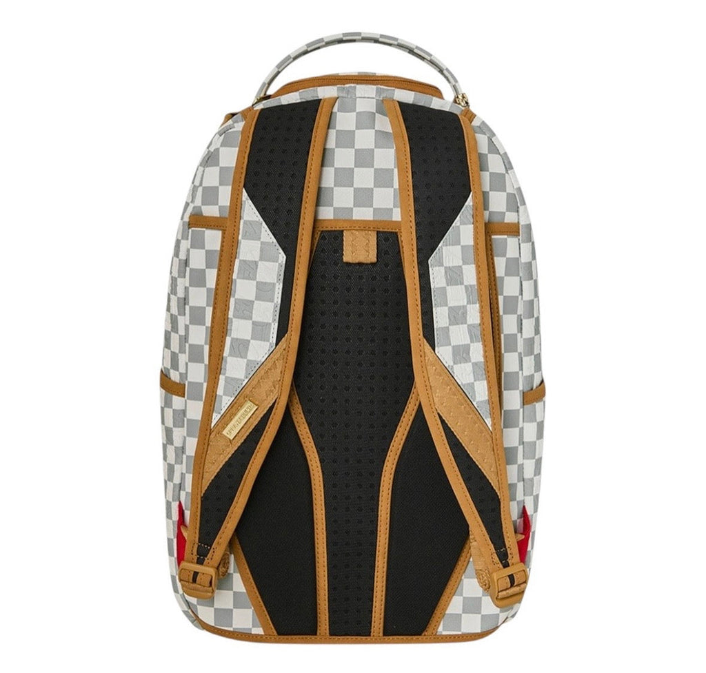 SPRAYGROUND GRAFF EMBOSSED CREAM CHECK D