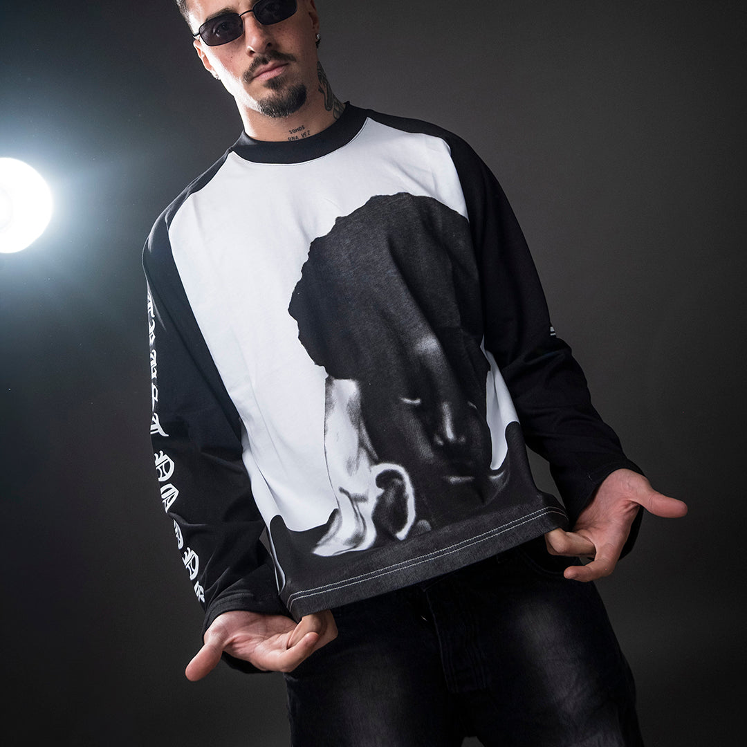 trust no one t-shirt longsleev raglan ol