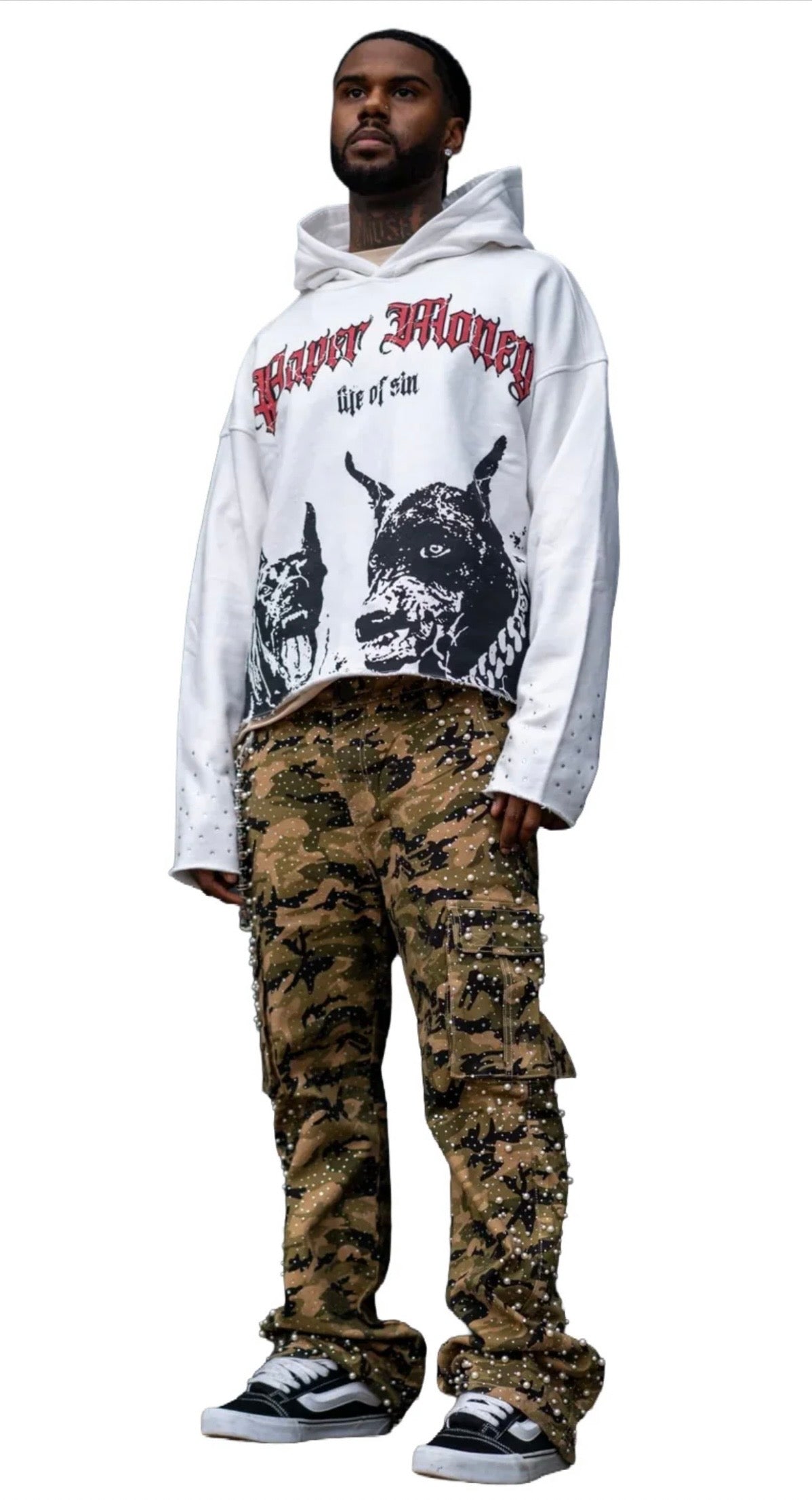 Paper Money pantalone camo