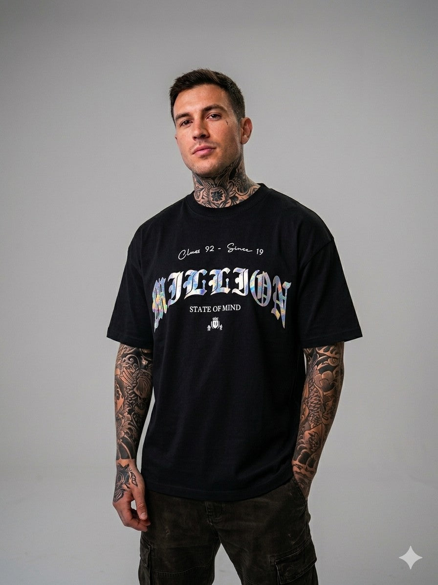 Million t-shirt SCRITTA GOTICA REFLECTIV