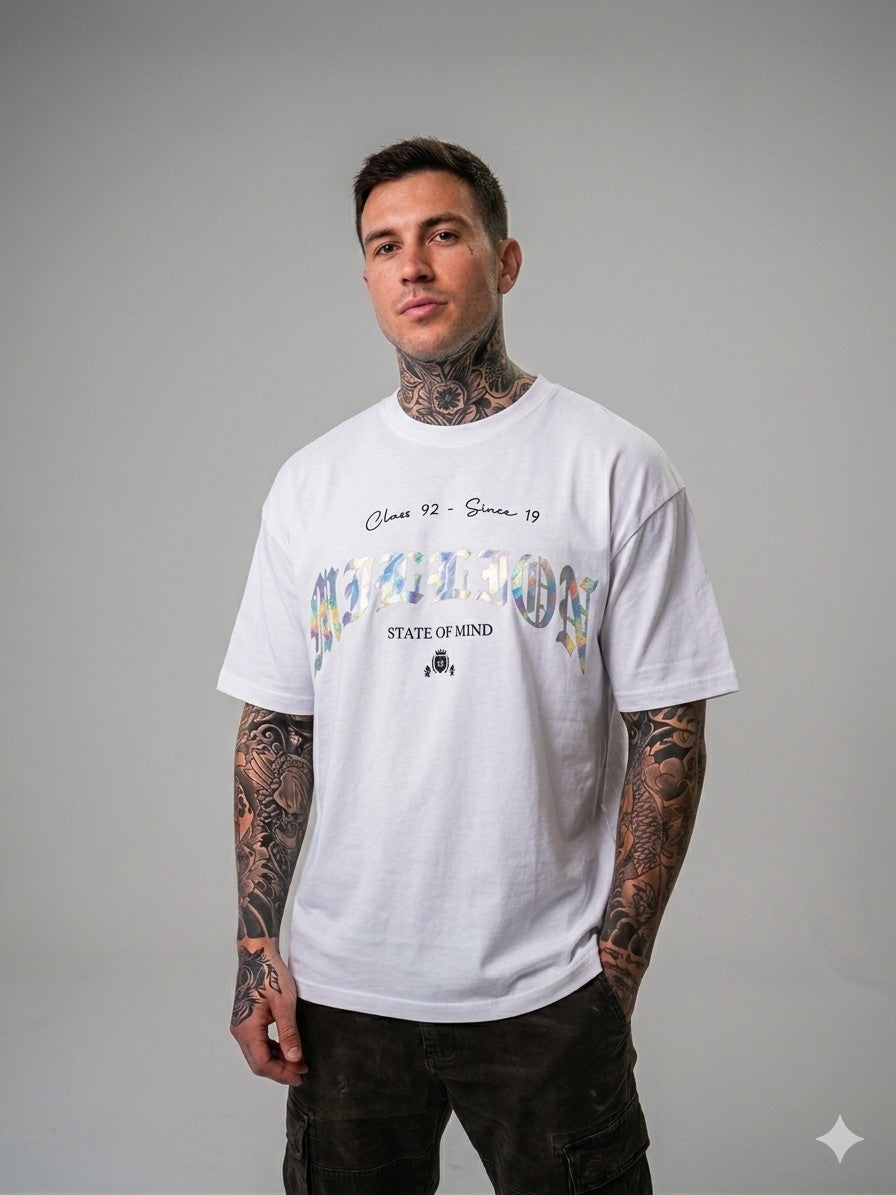 Million t-shirt SCRITTA GOTICA REFLECTIV
