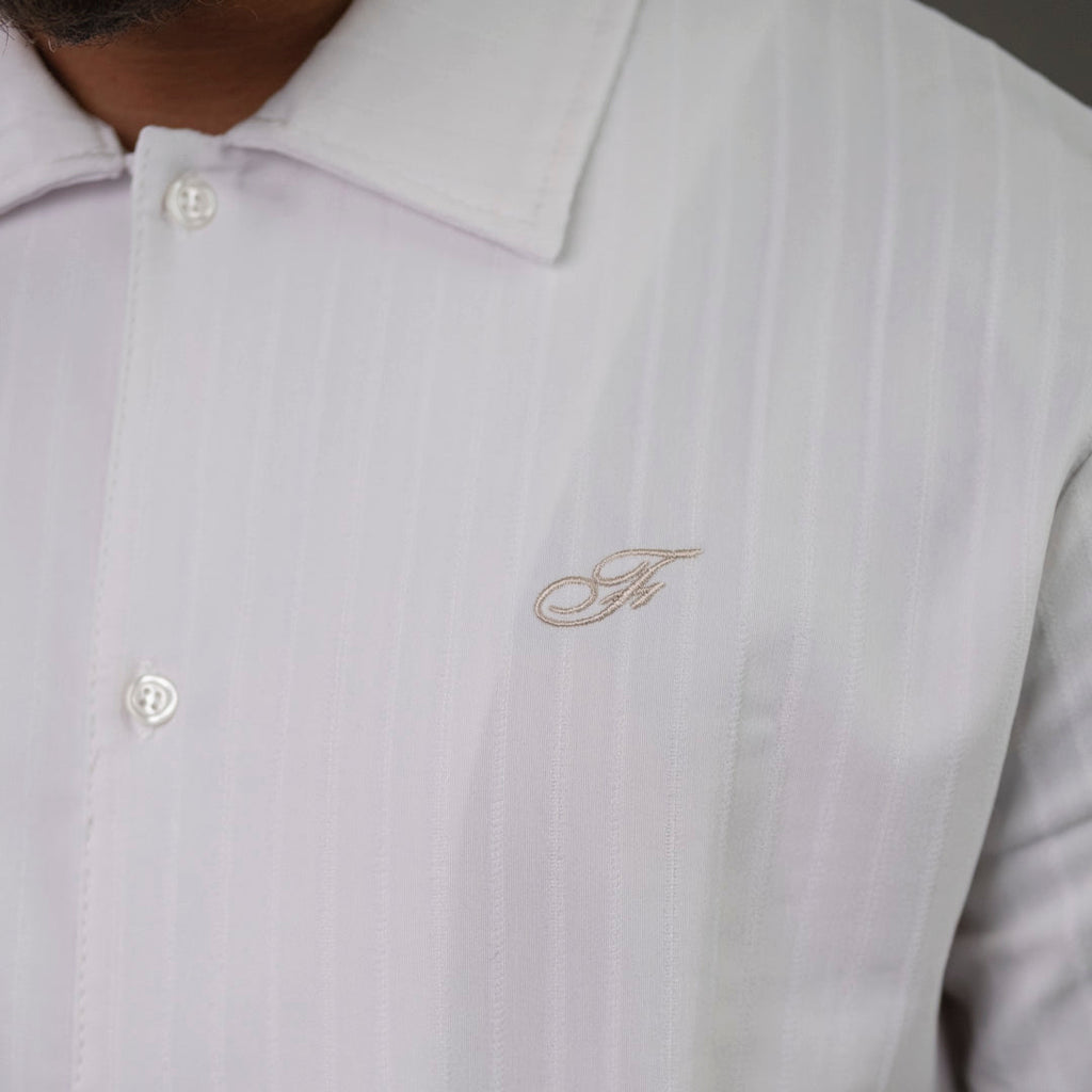 forward camicia bengaline con ricamo uom