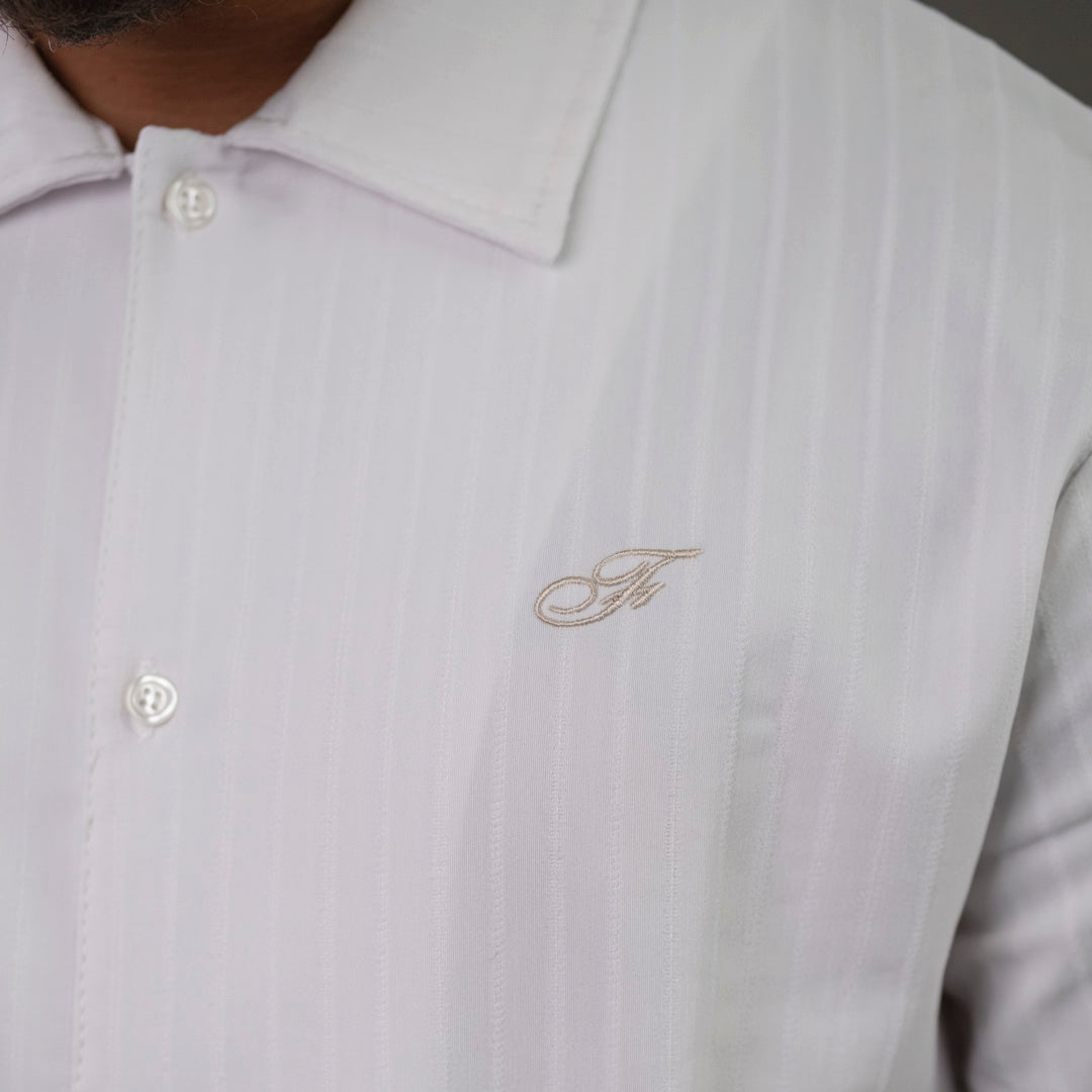 forward camicia bengaline con ricamo uom