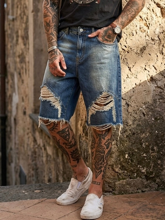 Million bermuda denim oversize