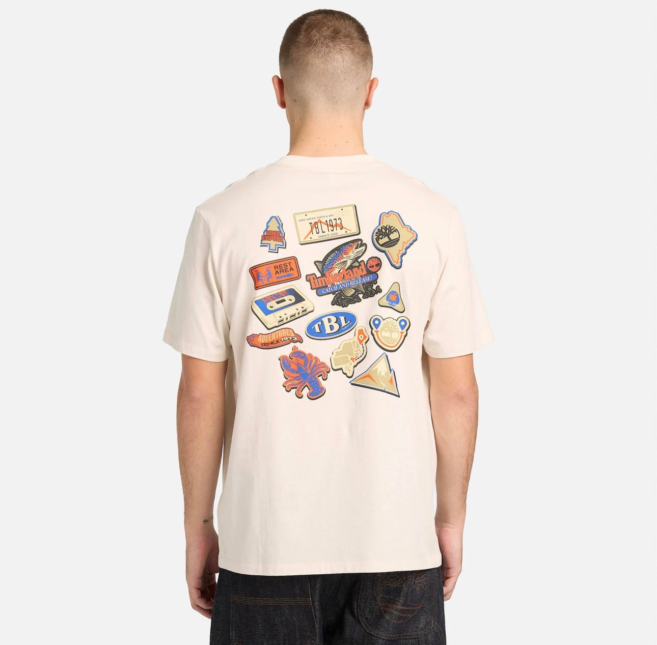Timberland t-shirt loghi retro