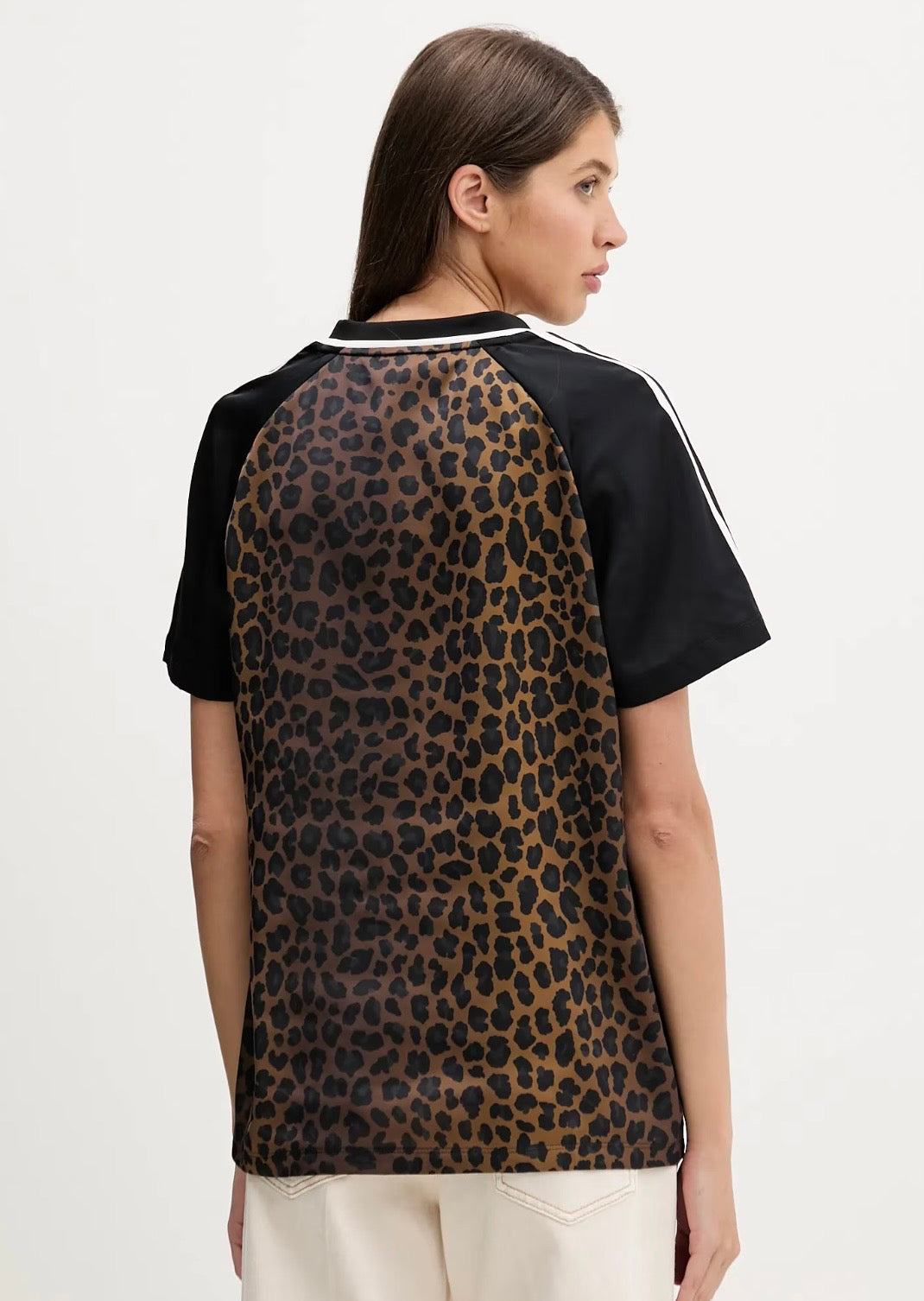 adidas t-shirt leopardata donna