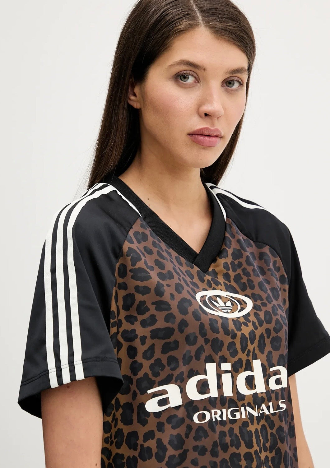 adidas t-shirt leopardata donna