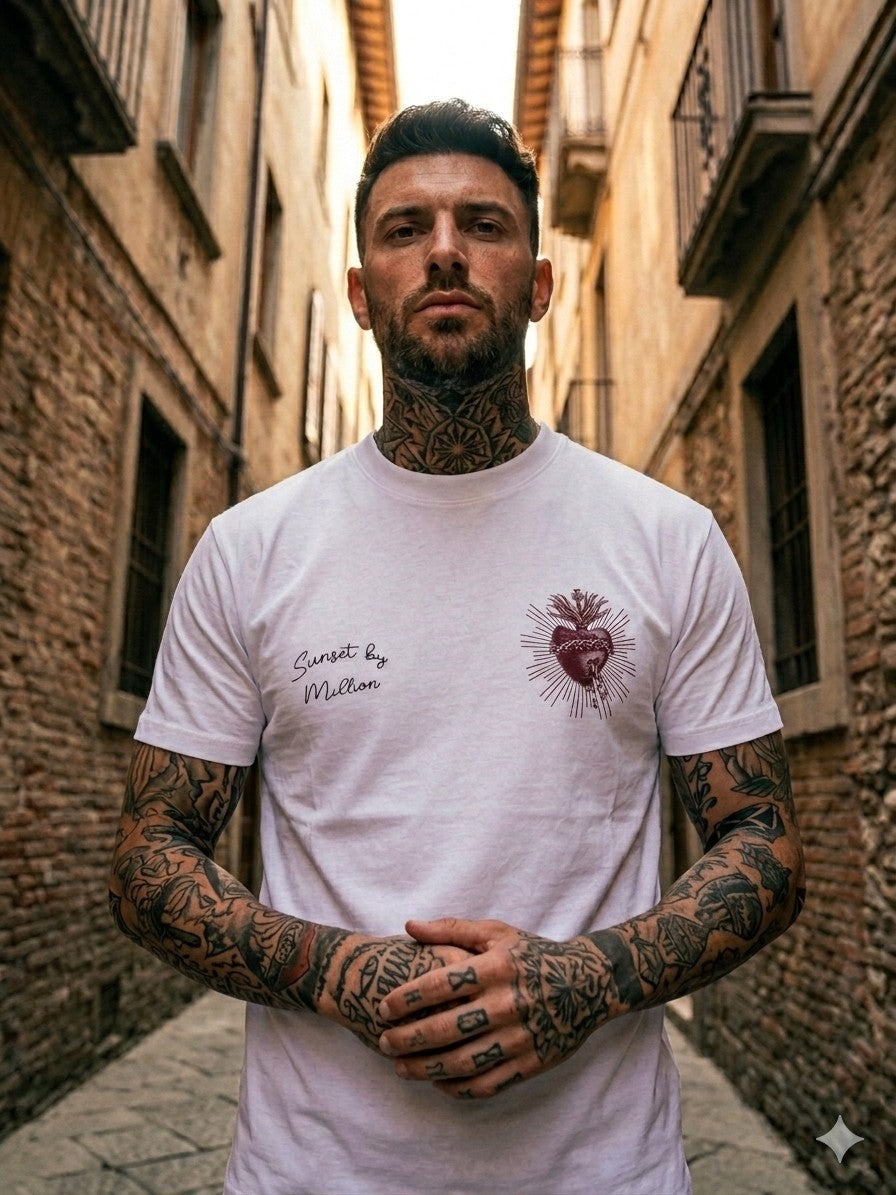 Million t-shirt cuore lato
