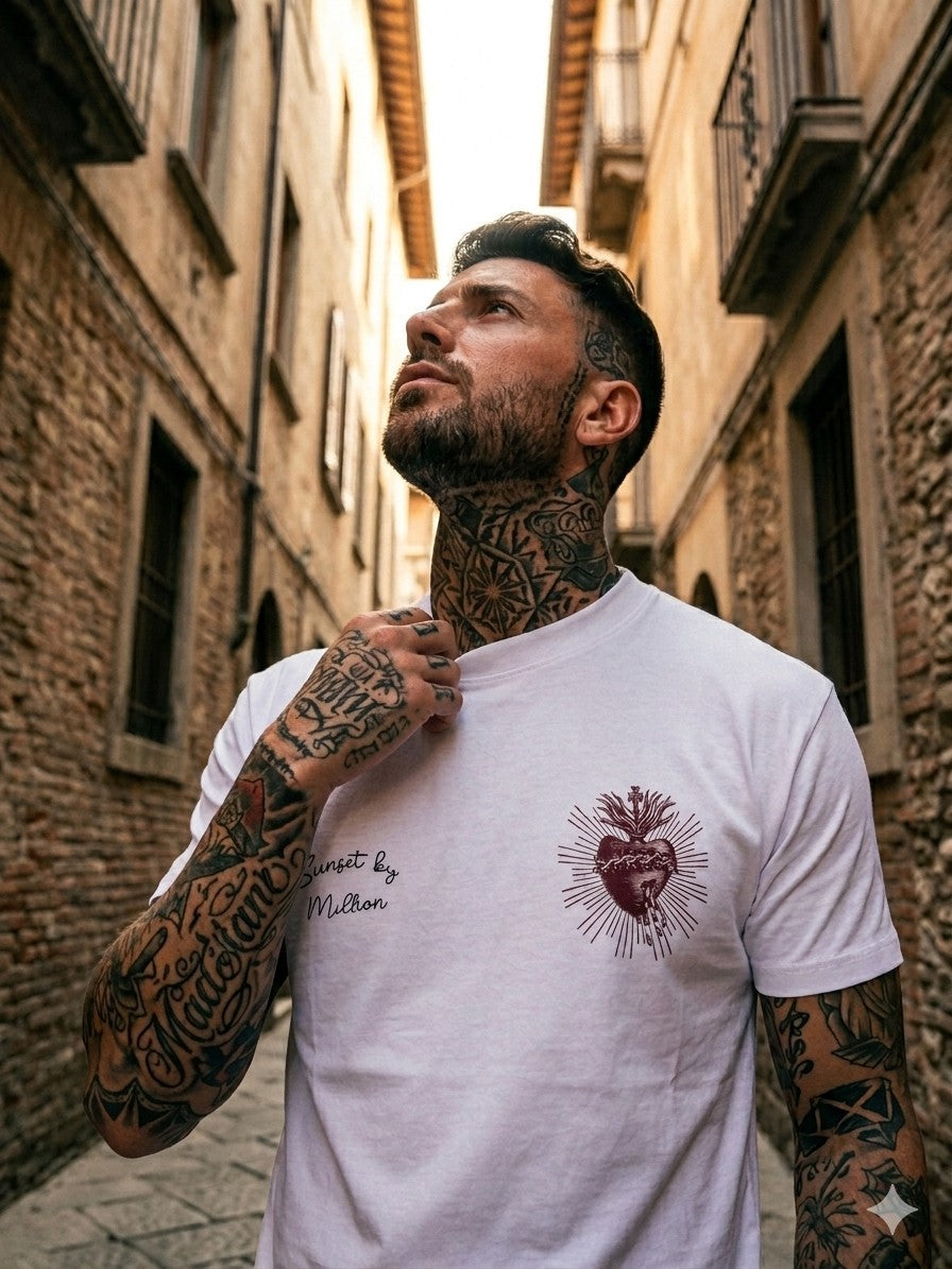 Million t-shirt cuore lato