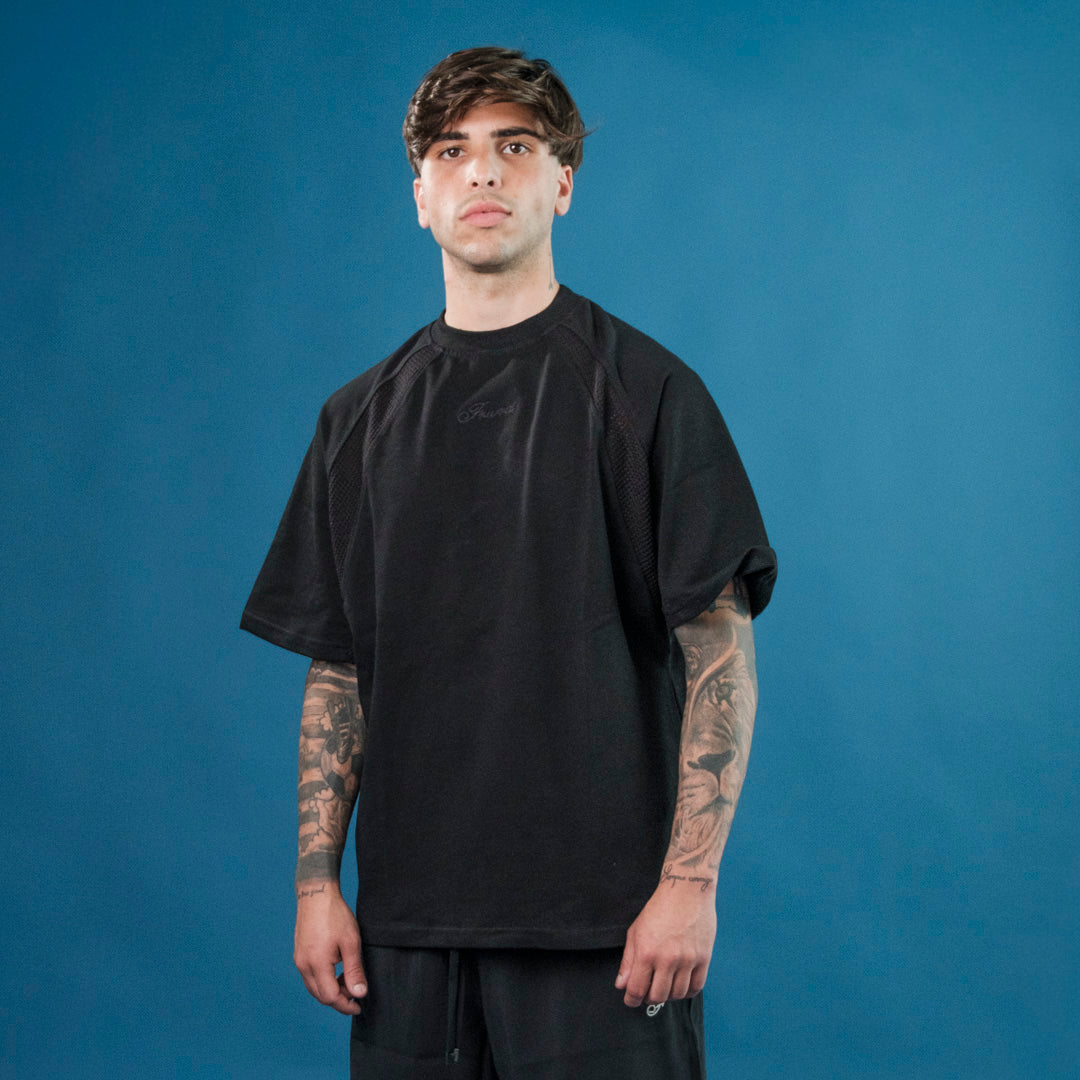 forward SHIRT CON RICAMO E CONTRASTO