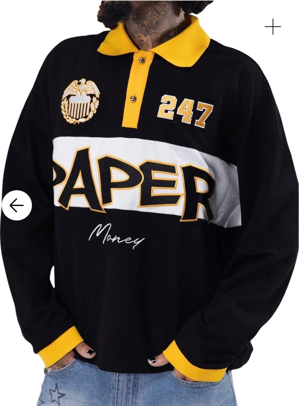 Paper money polo rugby