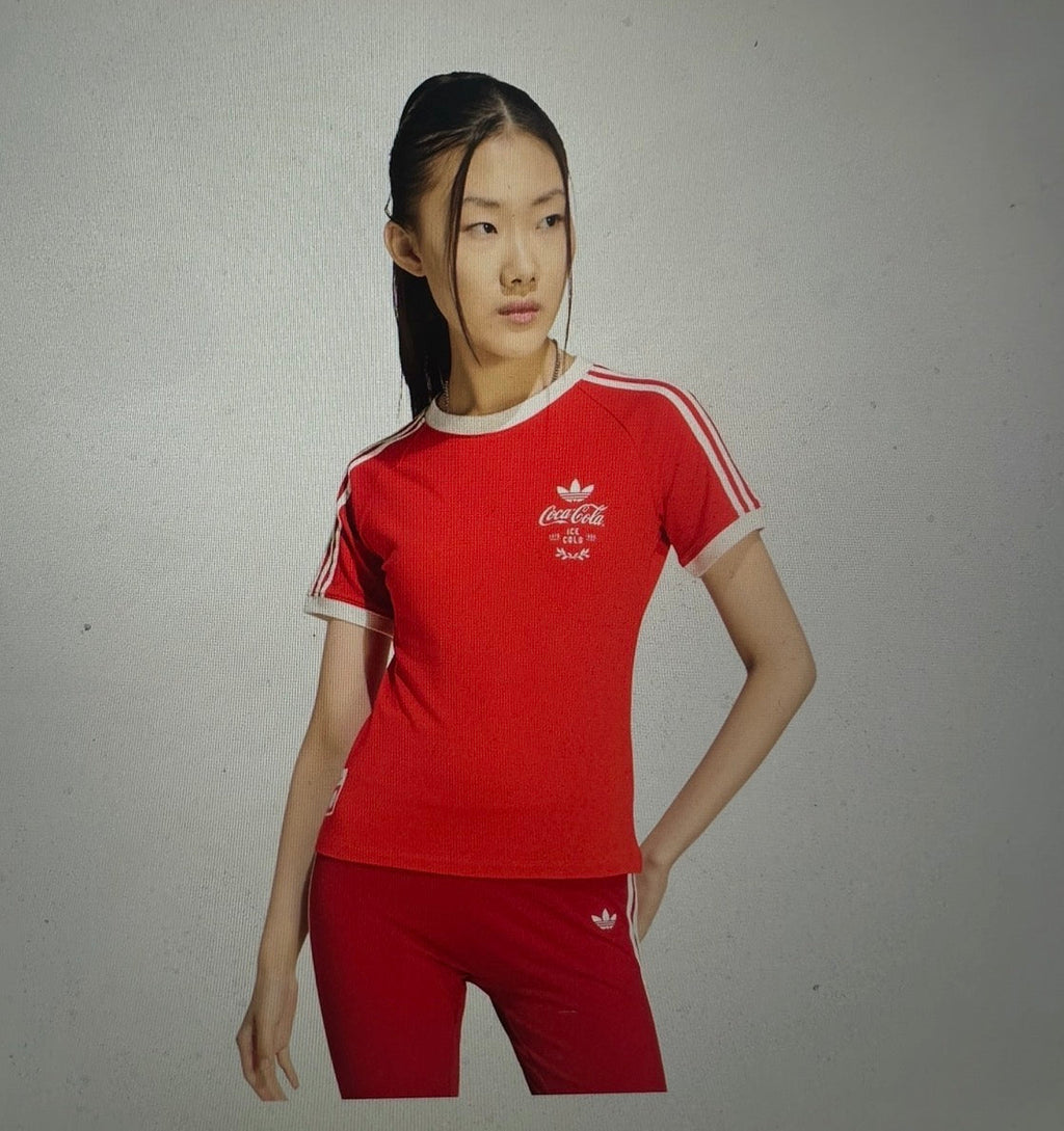 adidas t shirt coca cola donna