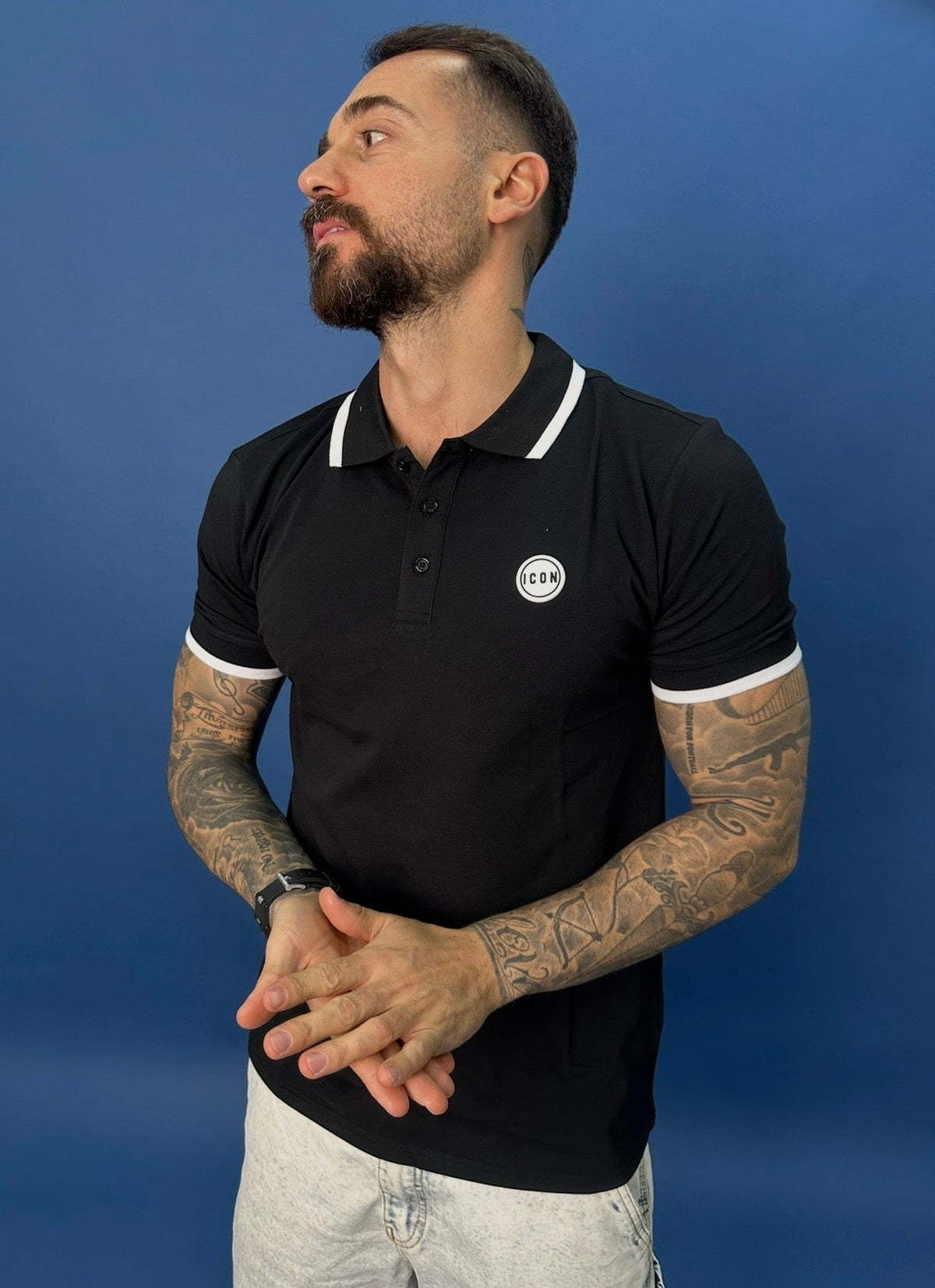 icon polo patch gommato