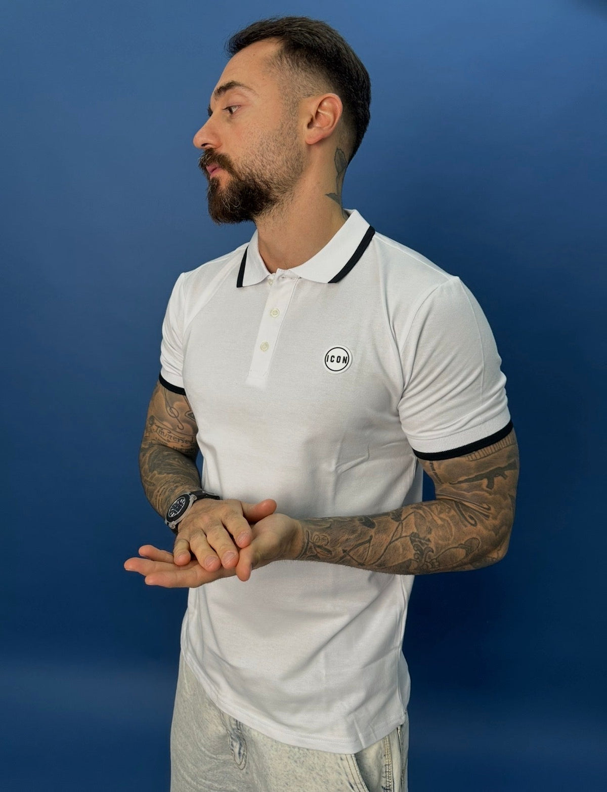 icon polo patch gommato