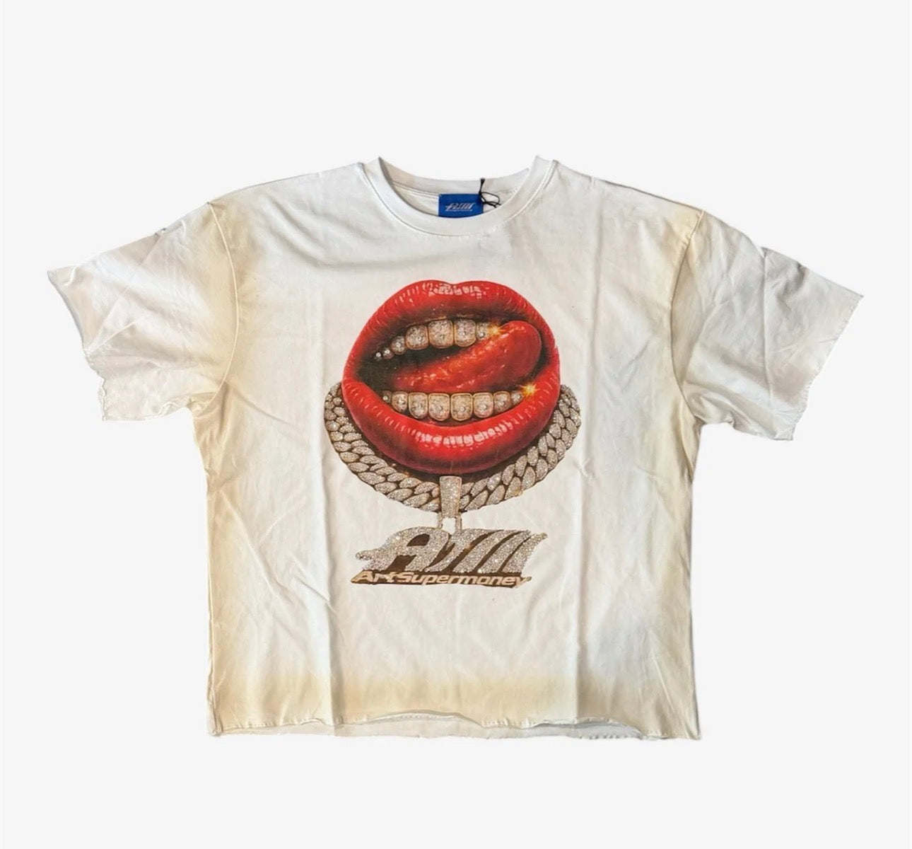 Art super money grillz white t shirt
