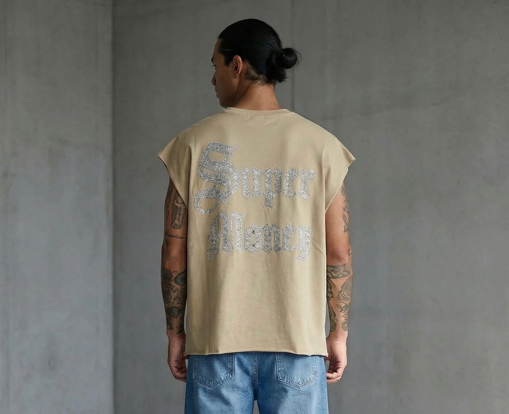 Art super money mask off avorio t shirt
