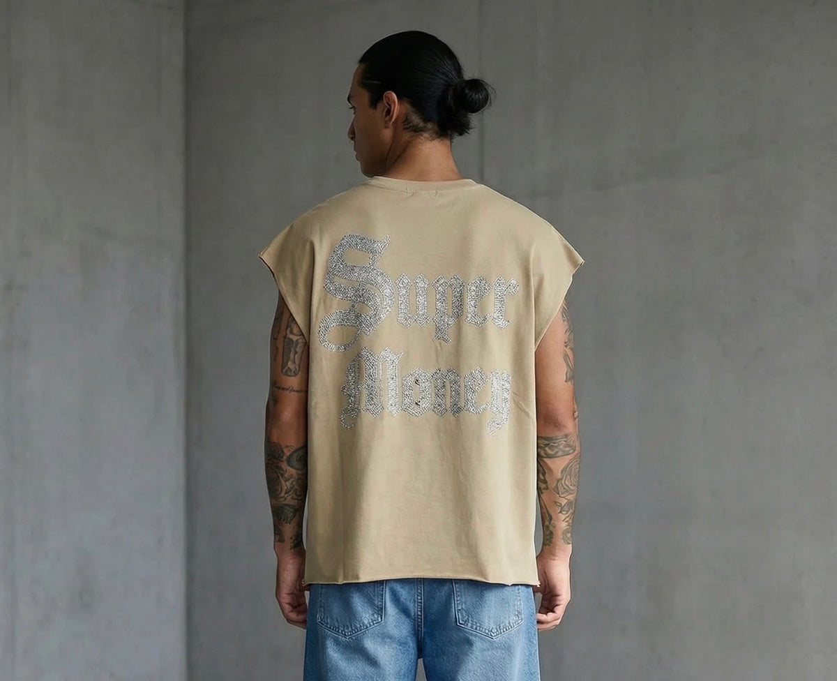 Art super money mask off avorio t shirt
