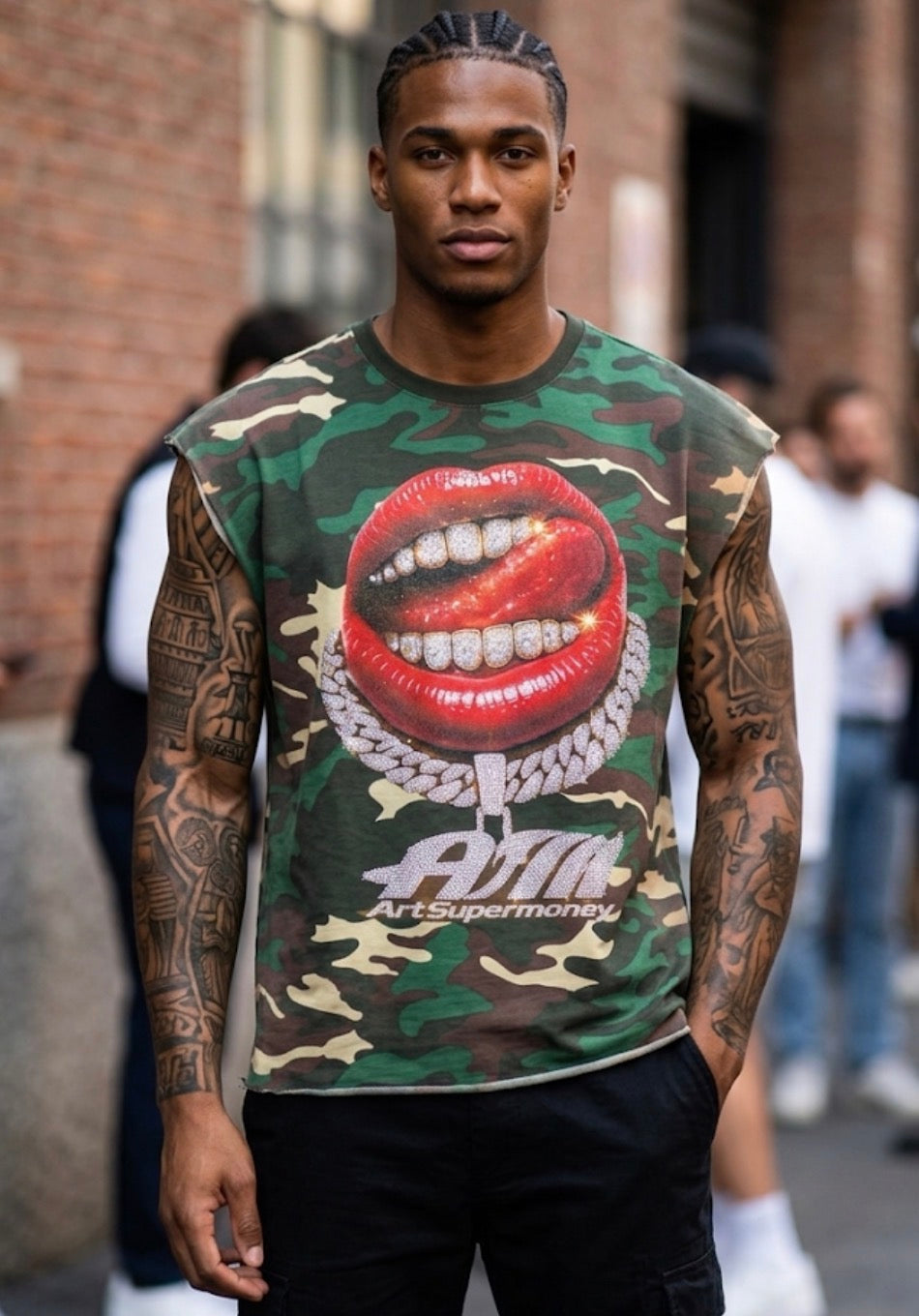 Art super money grillz smanicata