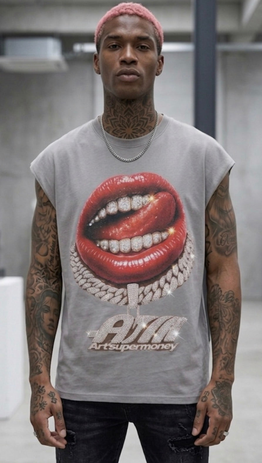 Art super money grillz smanicata