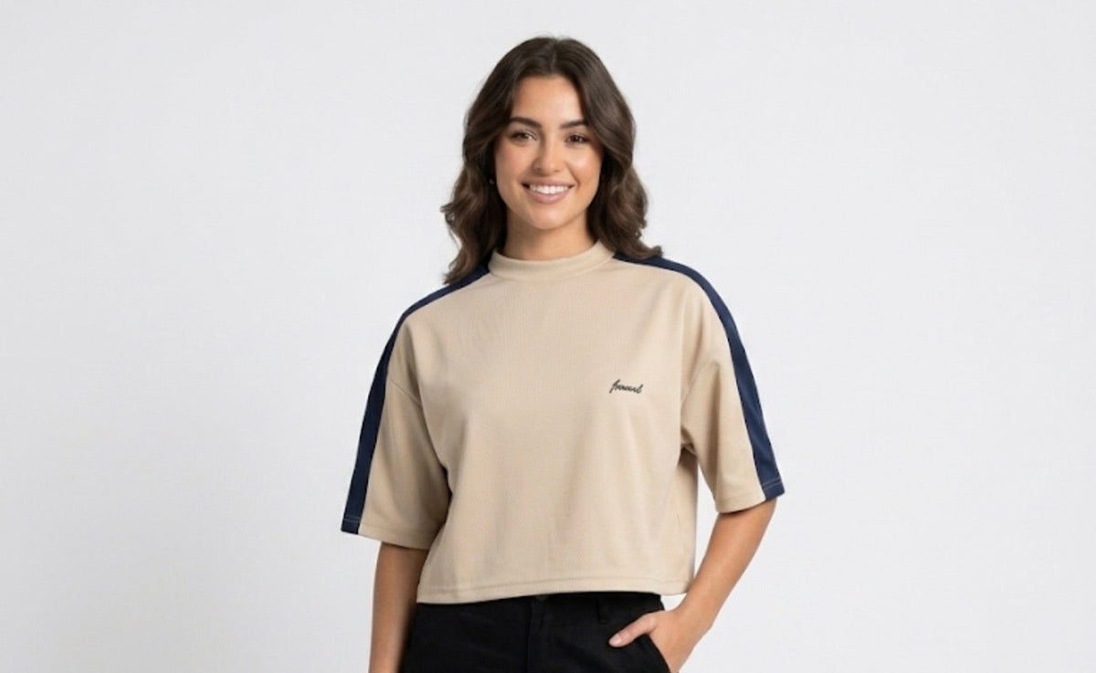 forward t-shirt jacquard donna