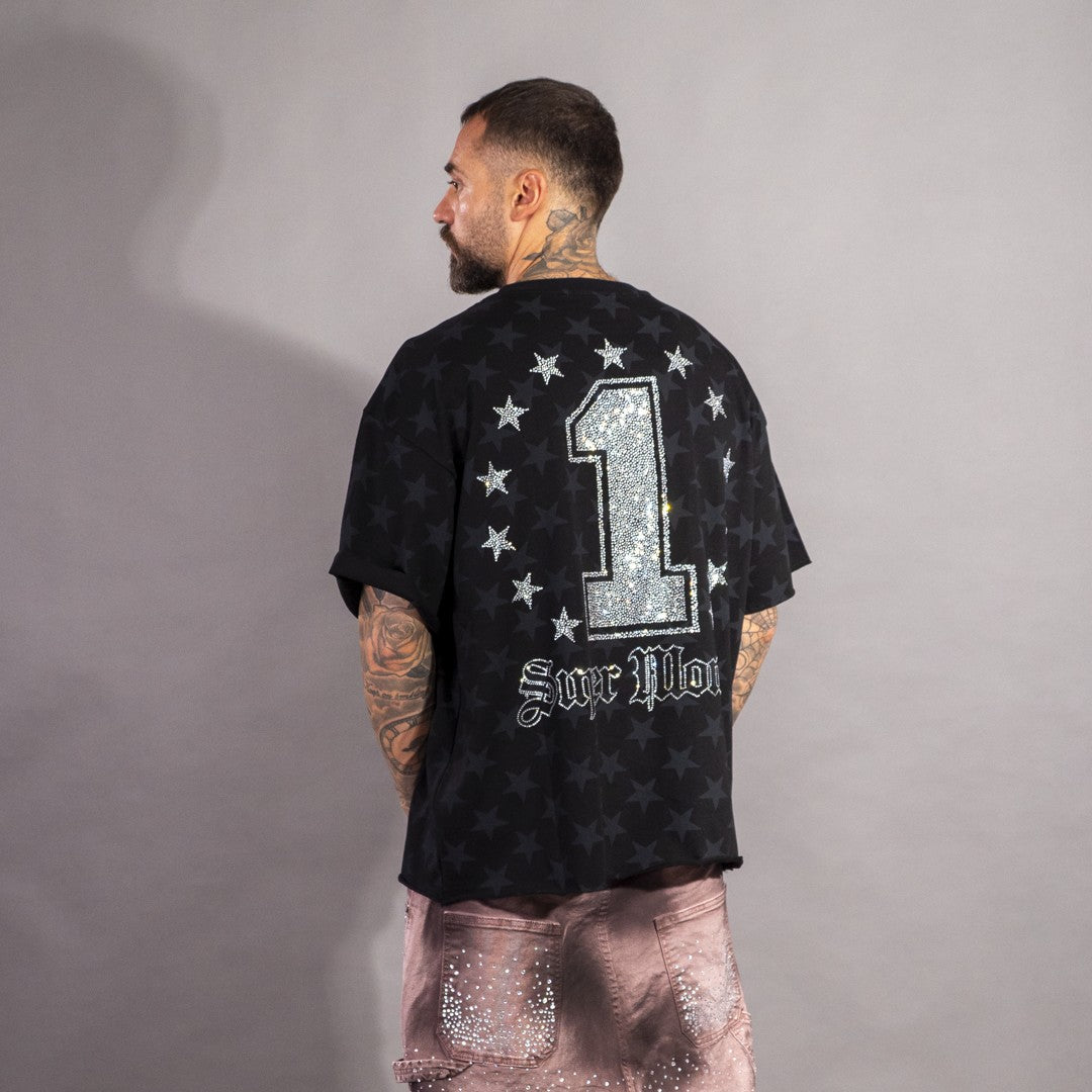 artsupermoney black lips t-shirt