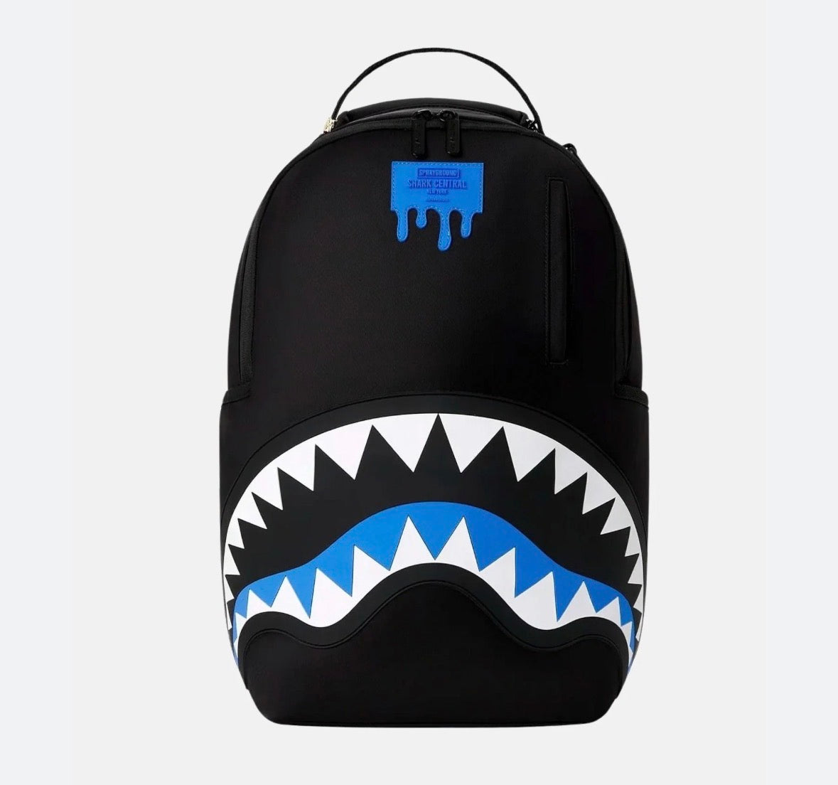 Sprayground zaino light blue sharks