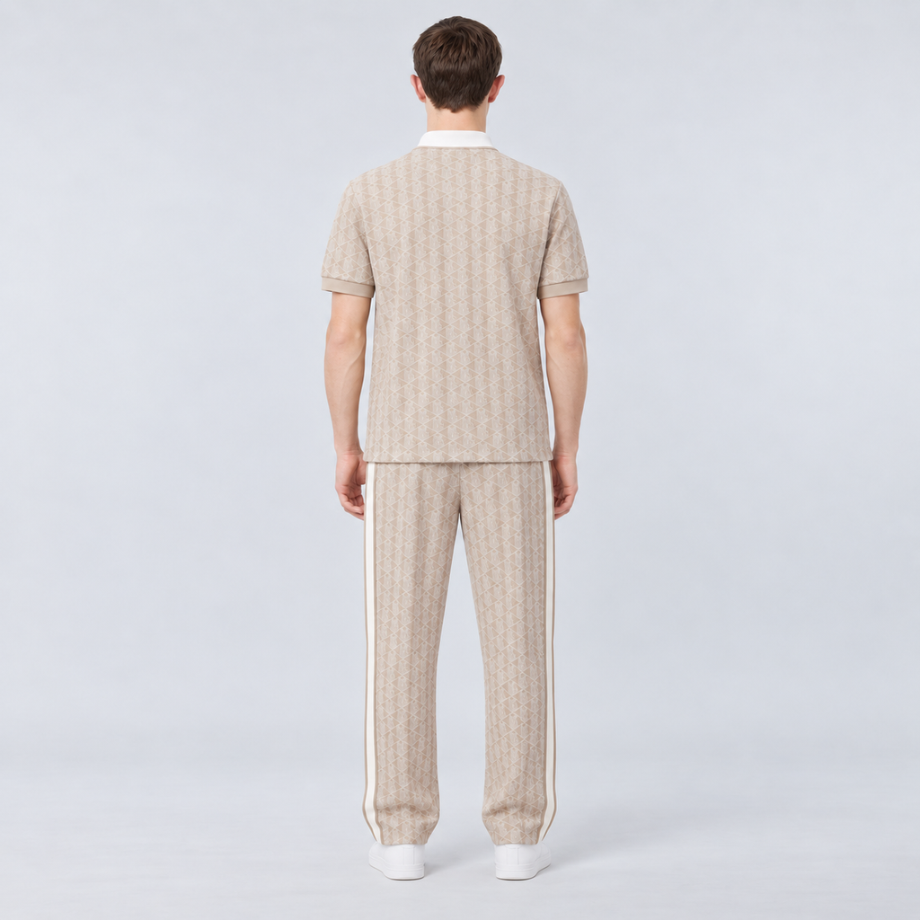 Completo Lacoste Monogram Uomo – Polo e Pantalone