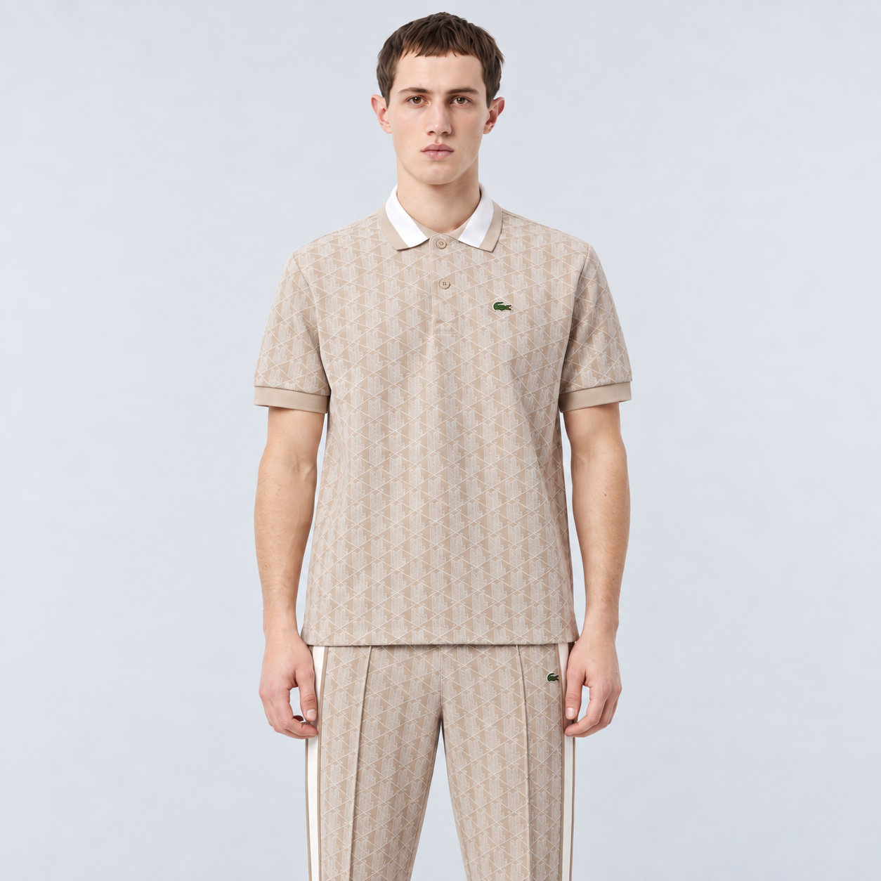 Completo Lacoste Monogram Uomo – Polo e Pantalone