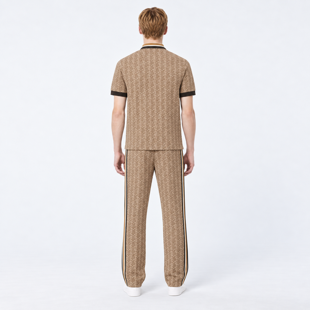 Completo Lacoste Monogram Uomo – Polo e Pantalone