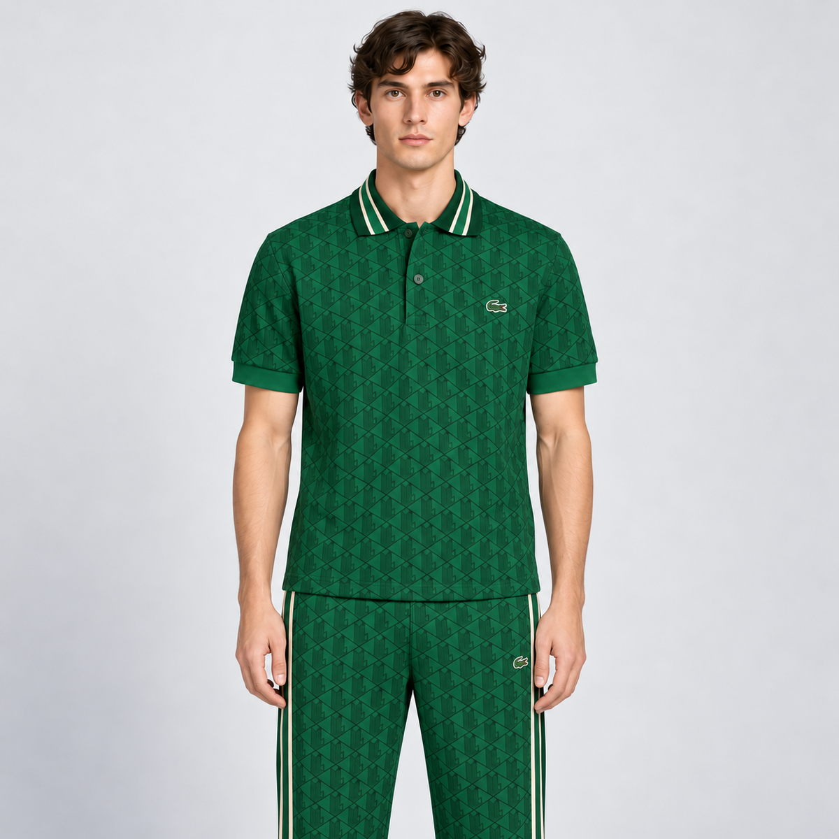 Completo Lacoste Monogram Uomo – Polo e Pantalone V
