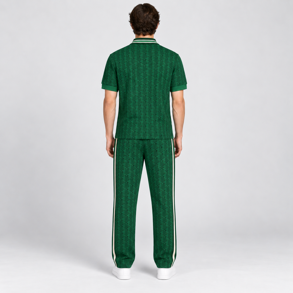 Completo Lacoste Monogram Uomo – Polo e Pantalone