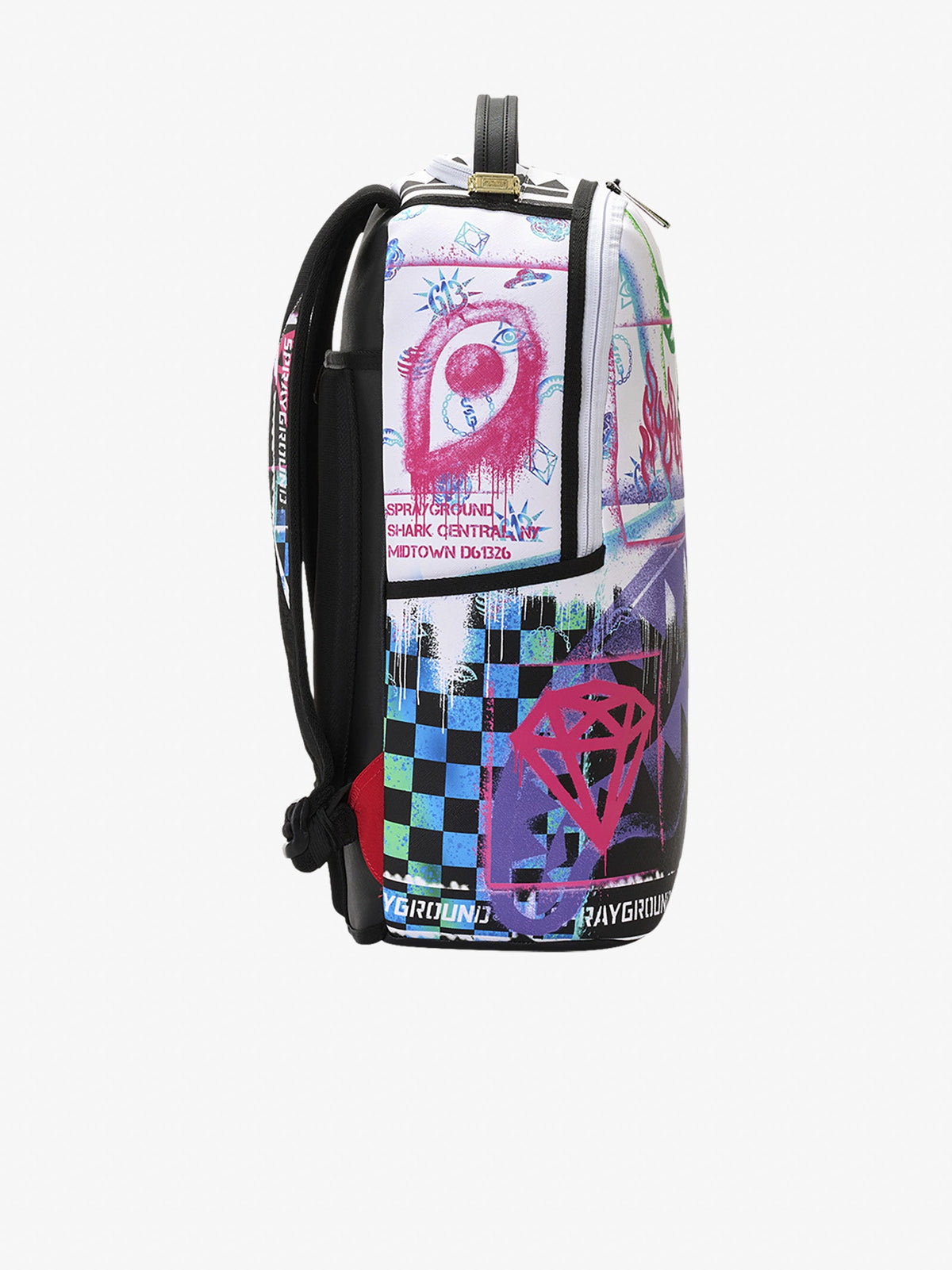 SPRAYGROUND zaino stencil pencil continental 910b8538nsz multicolor