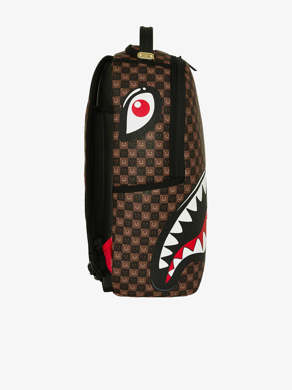 SPRAYGROUND zaino sharks in paris wtf bubble brown check 910b8634nsz marrone