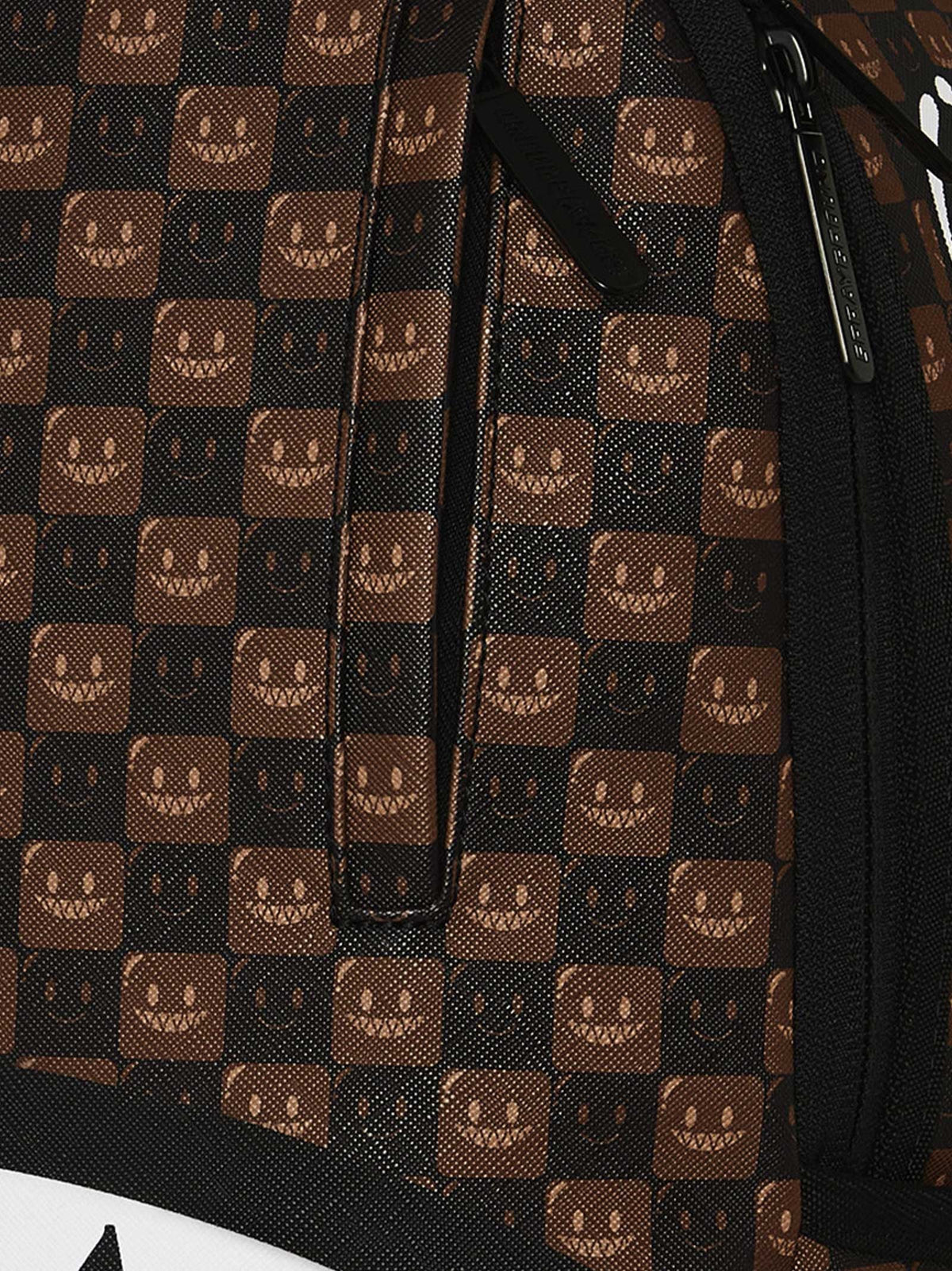 SPRAYGROUND zaino sharks in paris wtf bubble brown check 910b8634nsz marrone