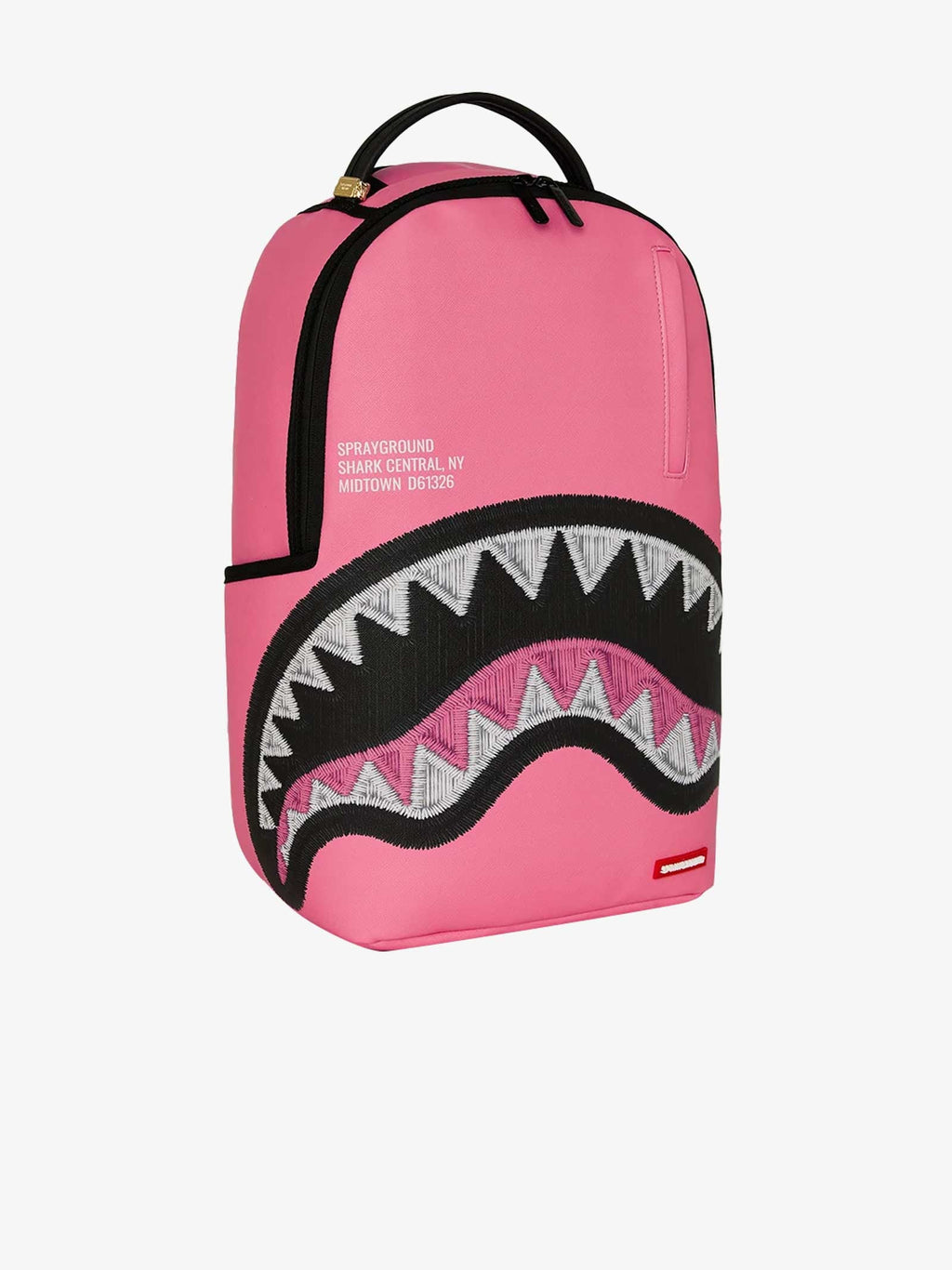 SPRAYGROUND zaino shark central embroidered effect 910b9630nsz rosa