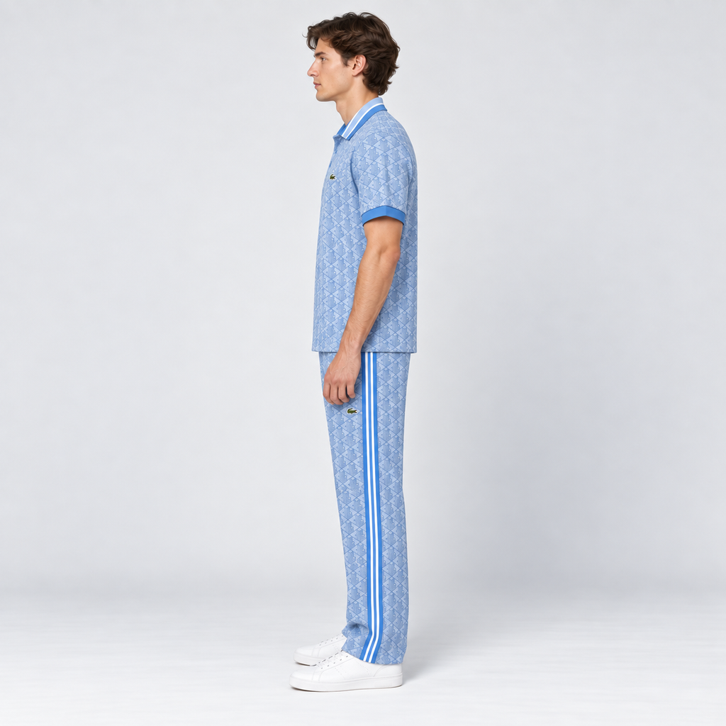 Completo Lacoste Monogram Uomo – Polo e Pantalone